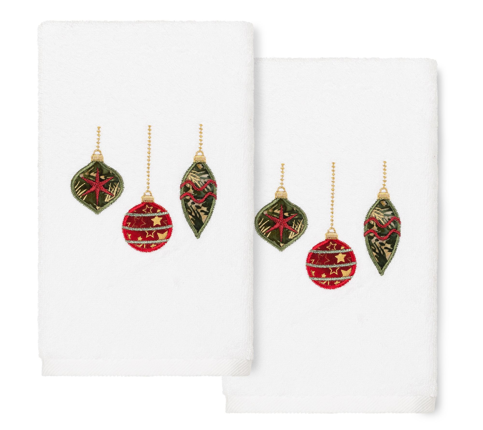 Linum Home Textiles Christmas Ornaments 2-PieceHand Towels