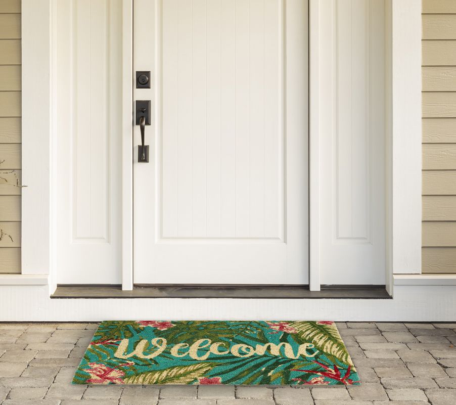 Design Imports Tropical Welcome Doormat - QVC.com
