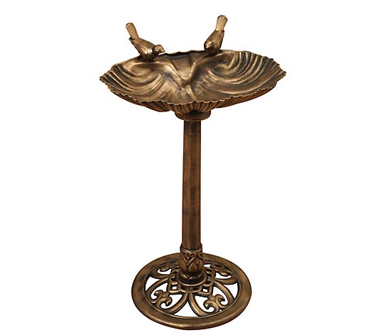 31.5" Antique-Style Birdbath with Bronze Finishby Gerson Co.