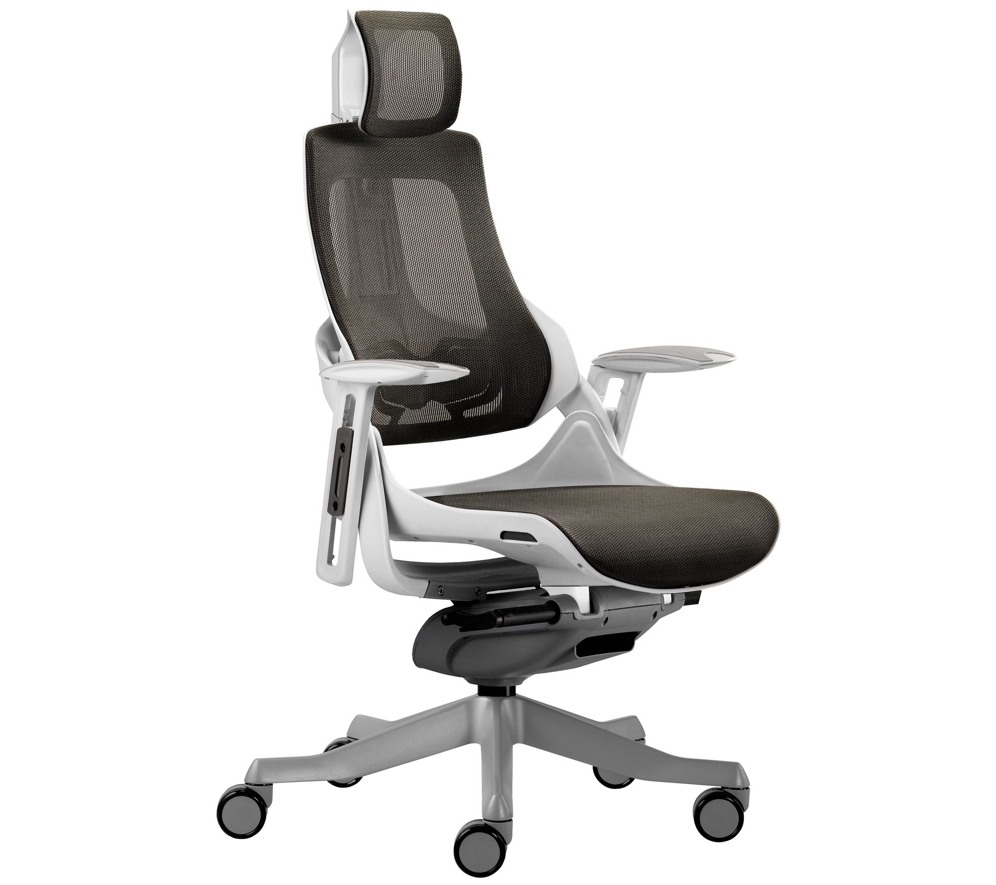 Techni Mobili Executive High Back Chair with Headrest Black