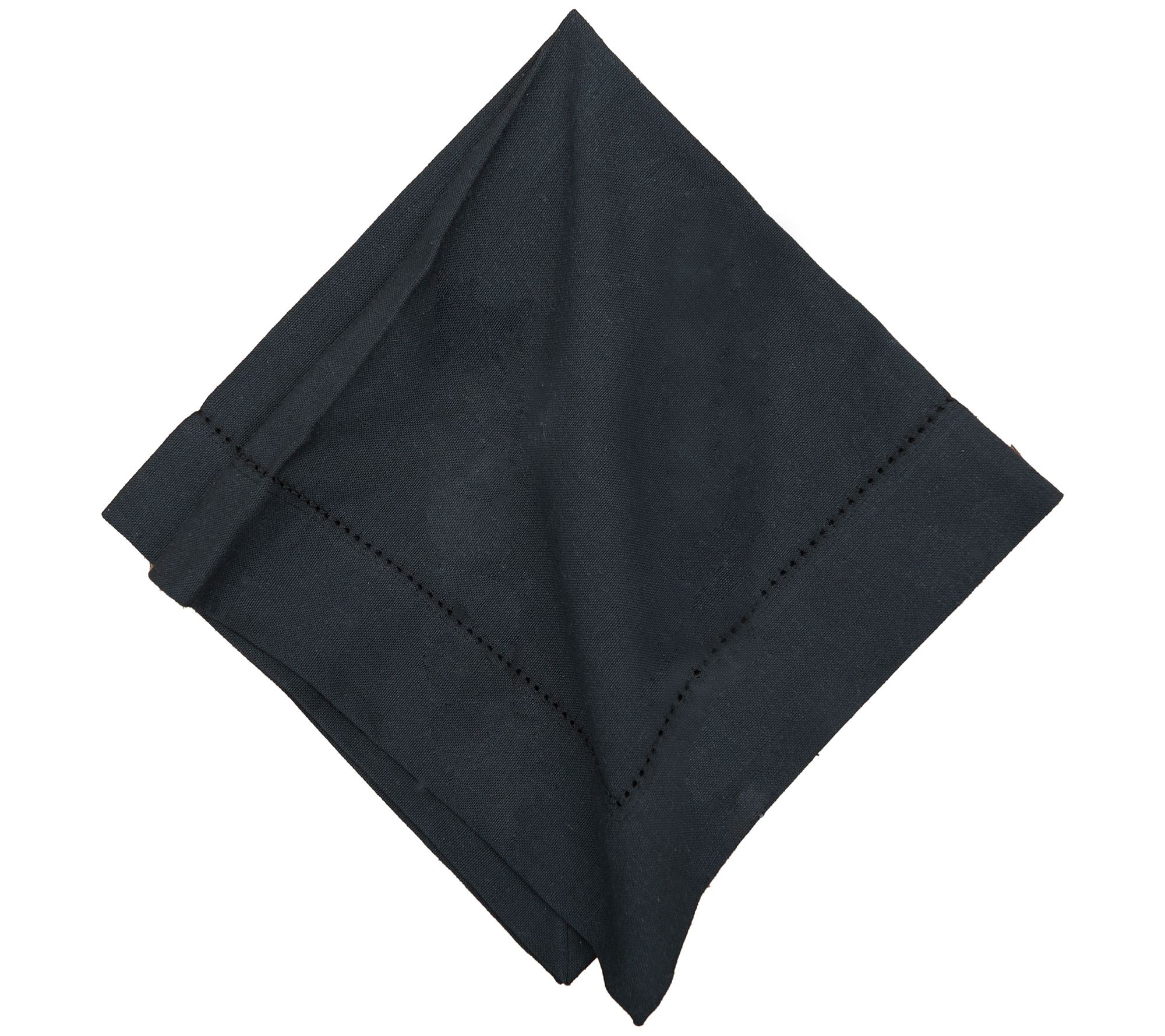 Hemstitch Solid Napkin, Set of 6 by Valerie