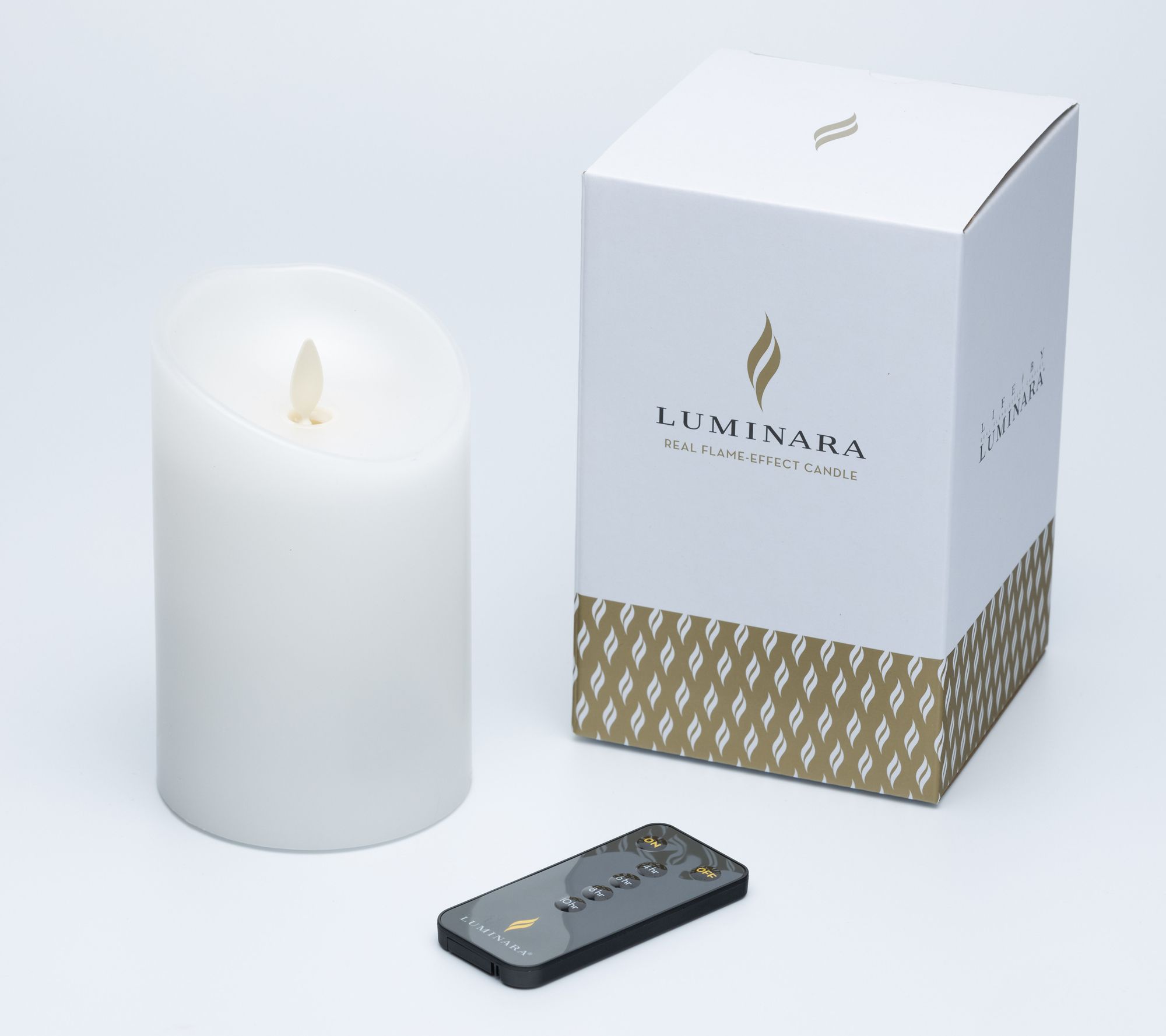 Luminara 5.0" Tall (3.5" Diameter) Unscented Flameless Candle