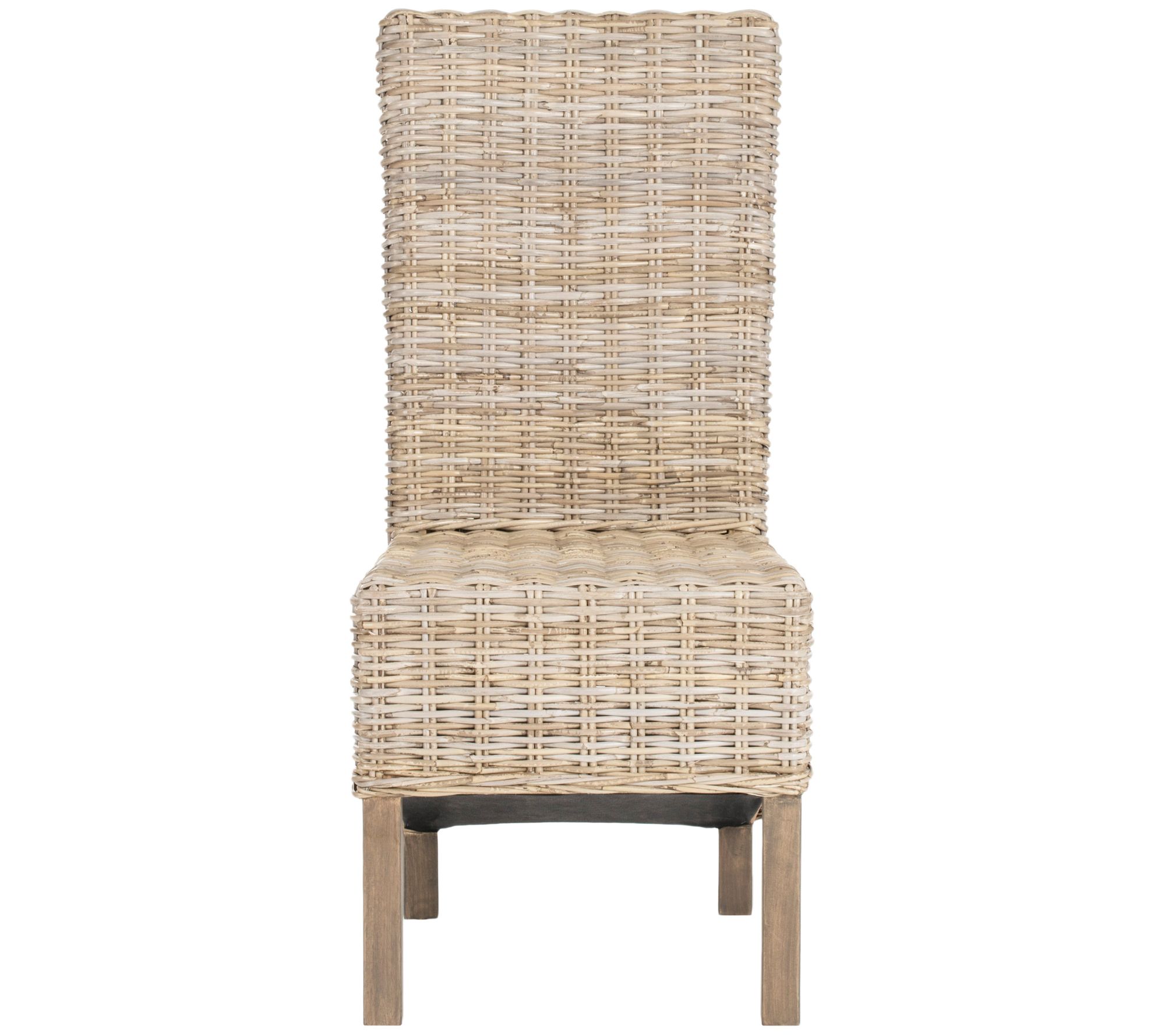 Baxton Studio Darielle Boucle Fabric and Brown Accent Chair QVC