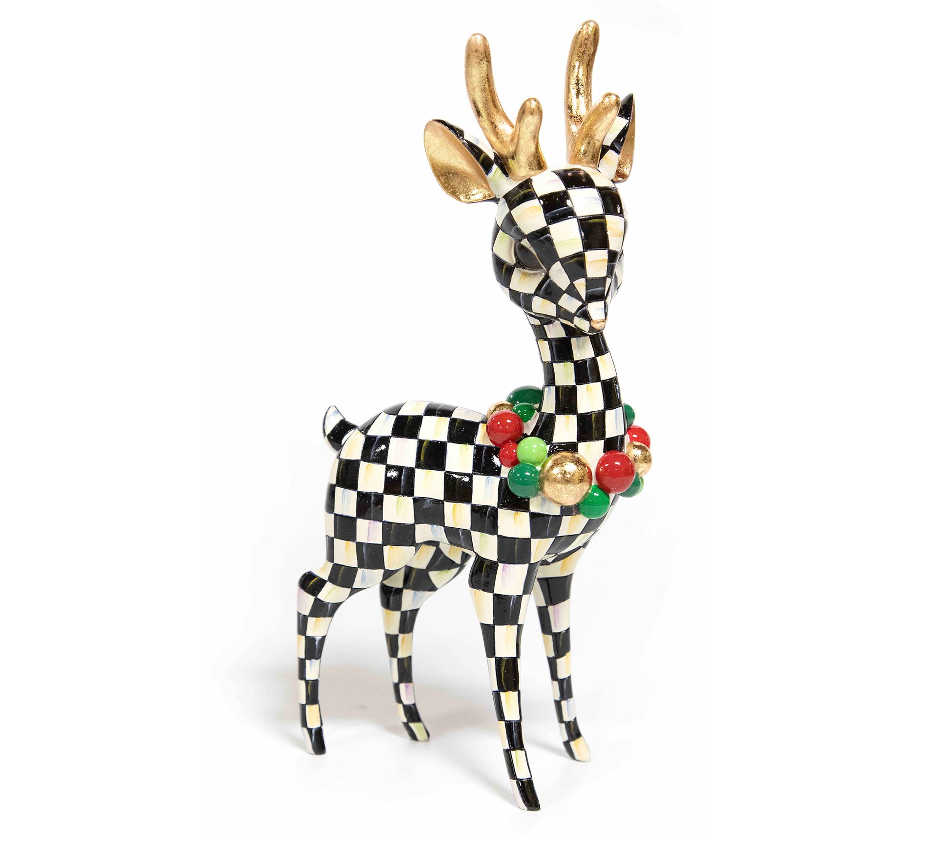 MacKenzie- Childs Handpainted Deary Deer Figure