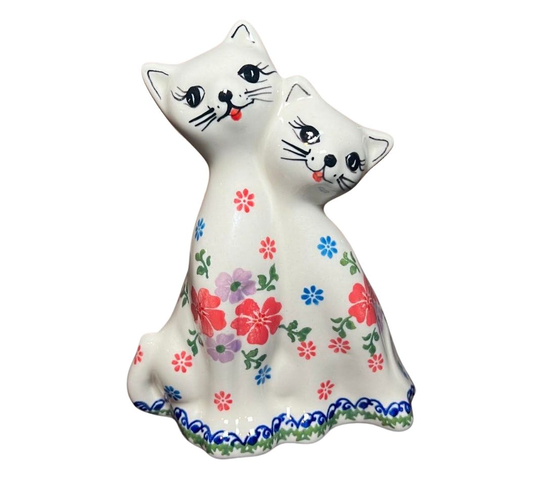 Lidia's Polish Pottery Love Cats