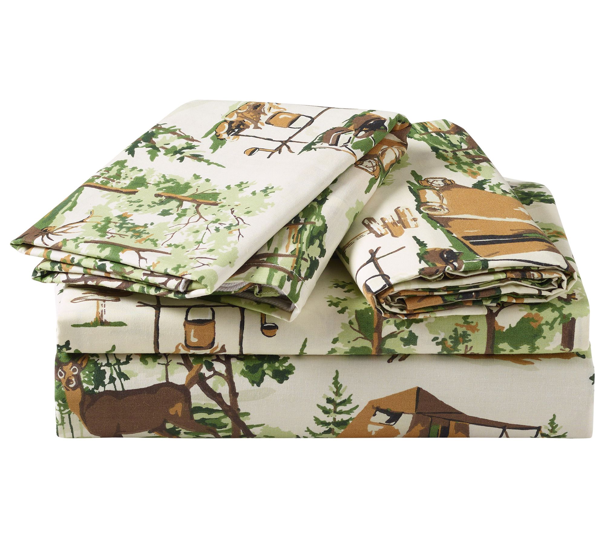 Makers Collective Camp Wandawega 250TC Cotton Q ueen Sheet Set