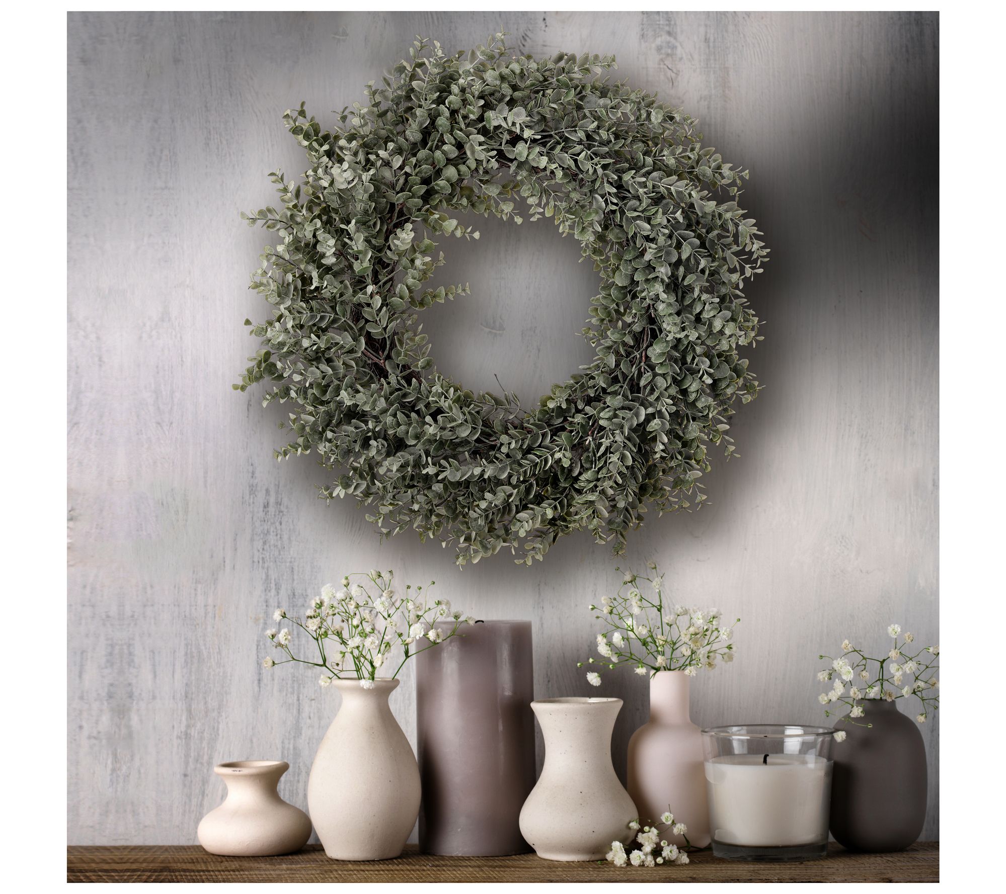 26"  Eucalyptus Wreath by Valerie
