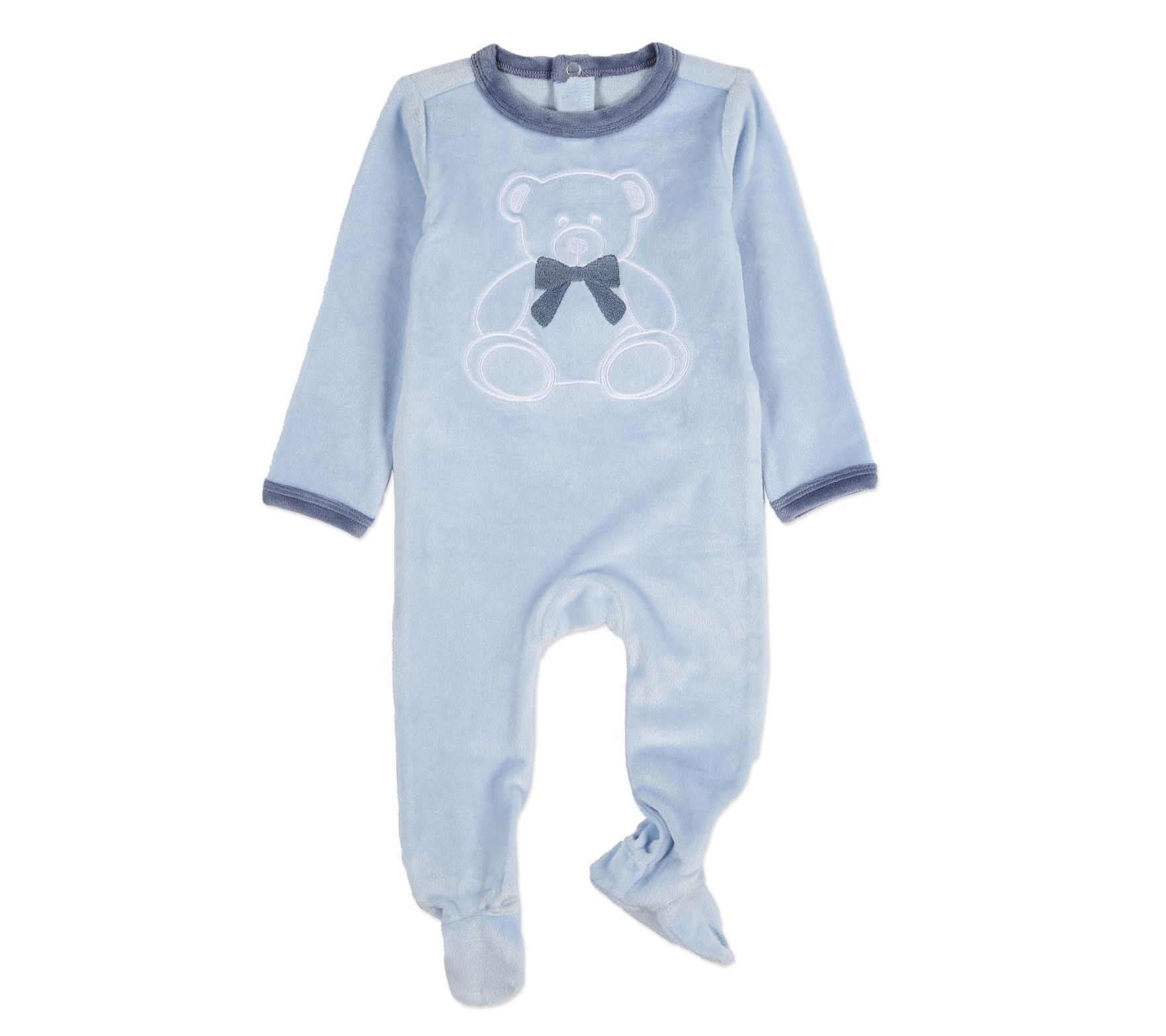 MiniMoi Baby & Toddler Teddy Snuggles EmbossedCotton Rich Ve