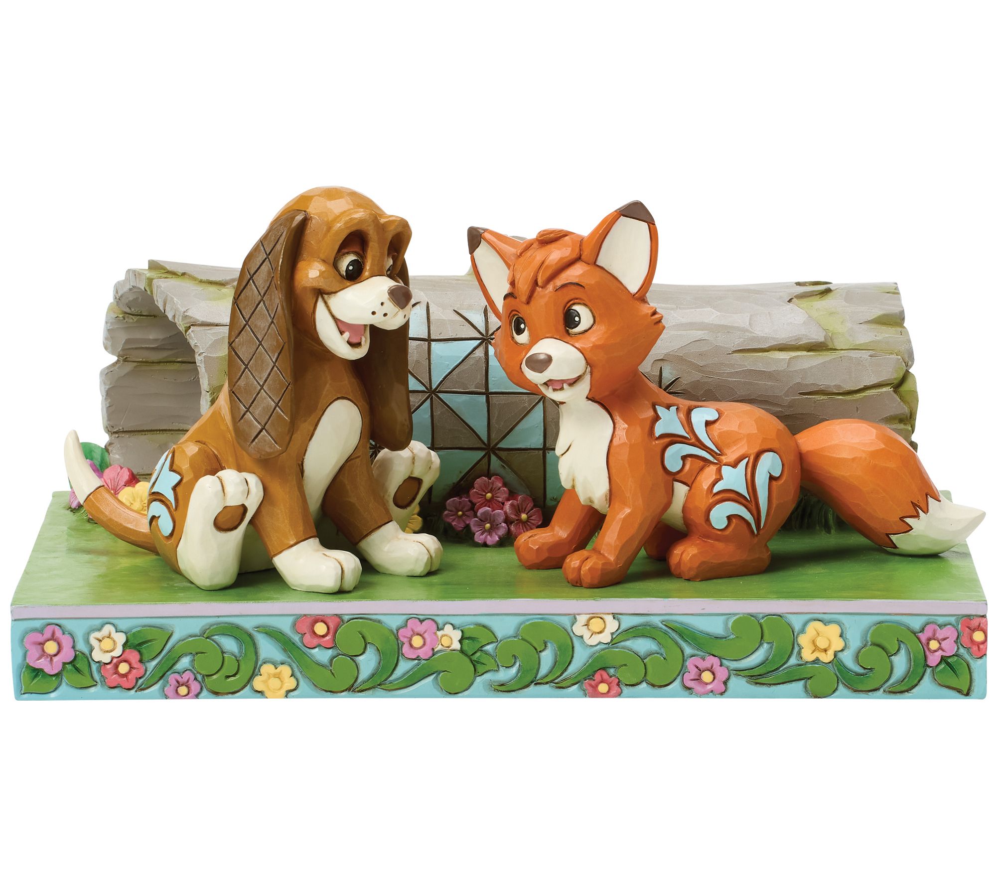 Jim Shore Disney Traditions Fox & the Hound Figurine 4.1in H