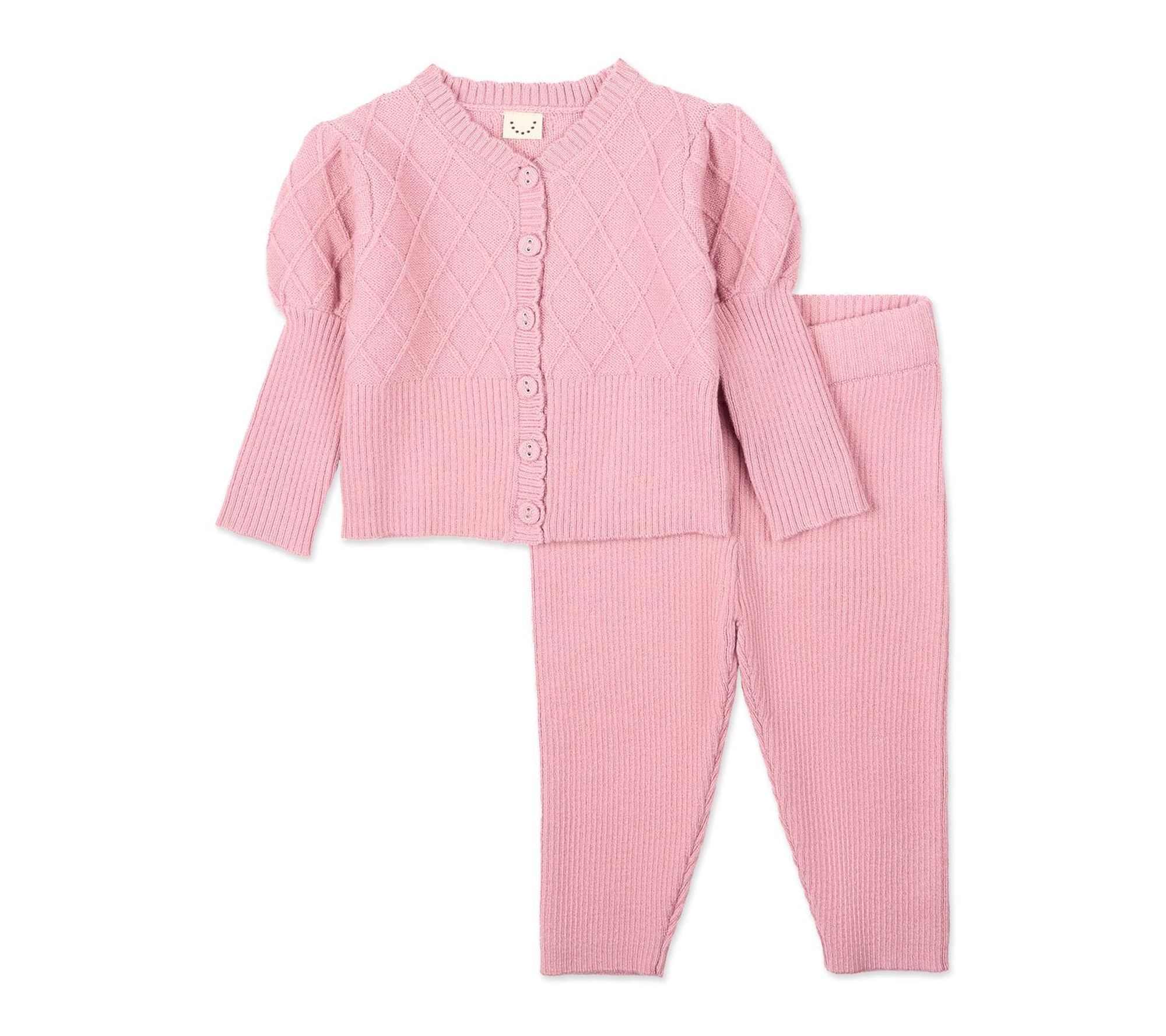 MiniMoi Baby and Toddler Girls Juliet Cardigan& Legging Set