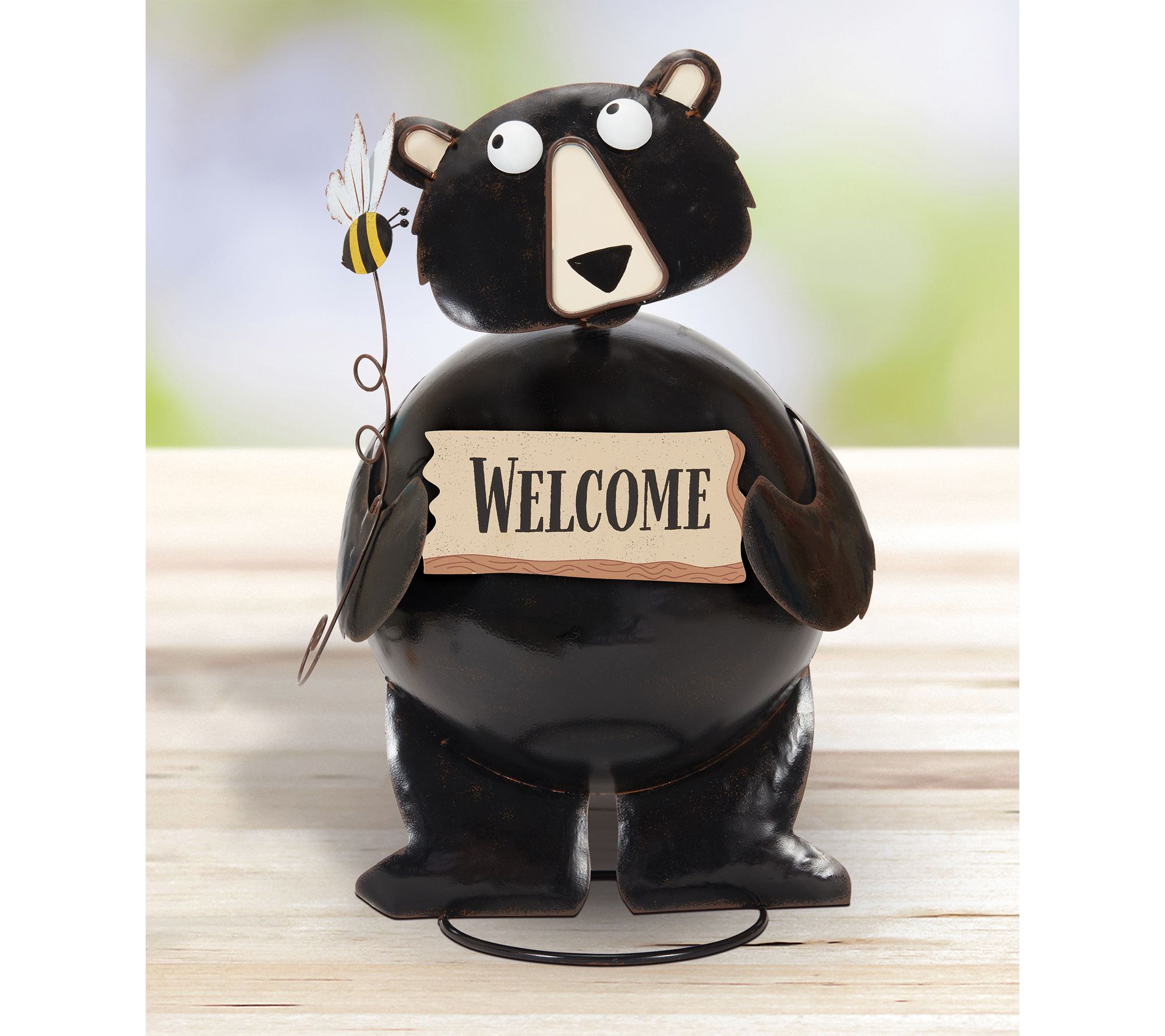 Sunset Vista Designs Clyde the Bear "Welcome" Sign