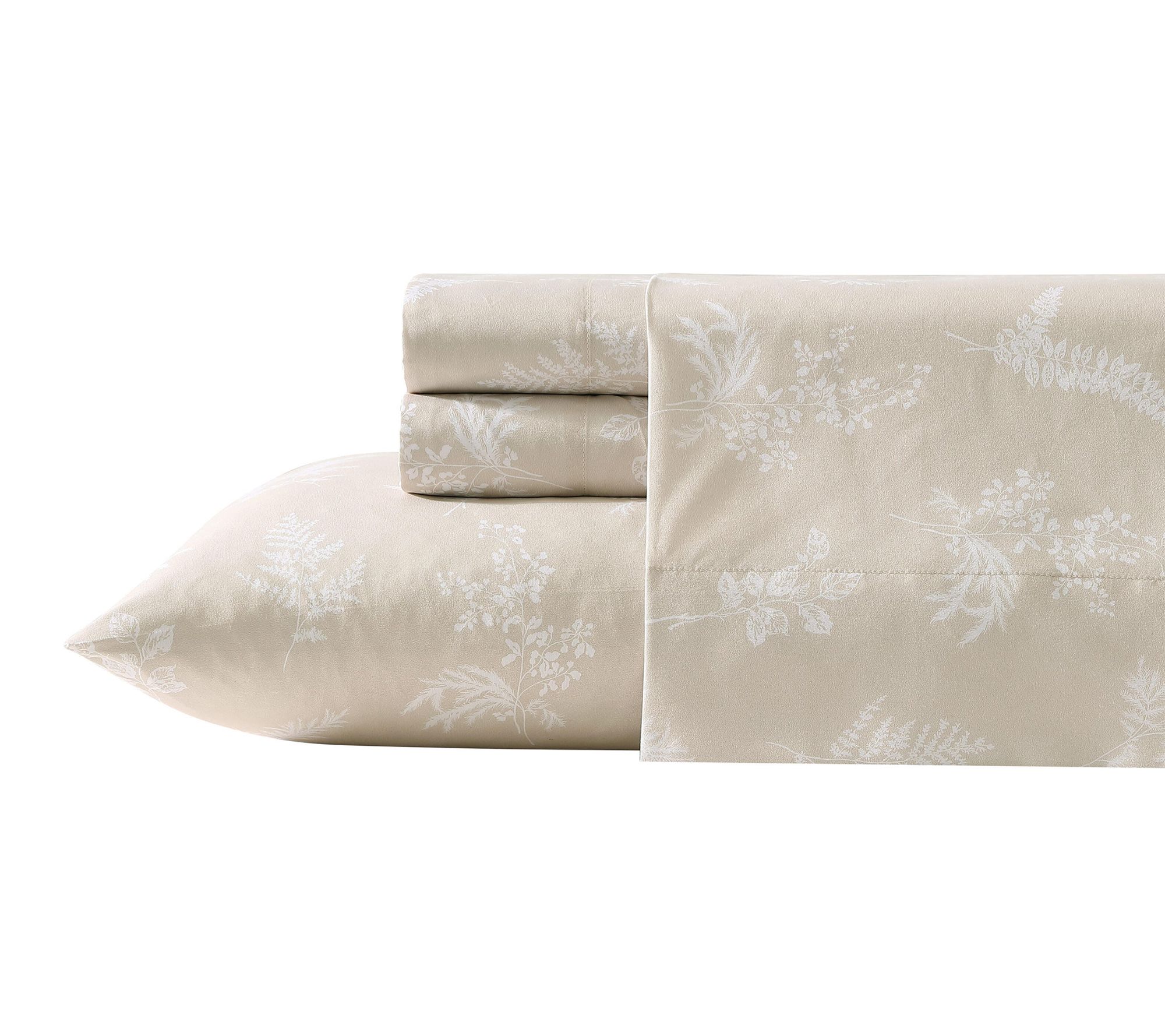 Wrangler Foliage Beige Queen Microfiber Sheet Set