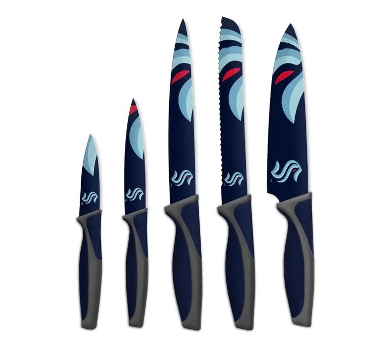 Inglasco, Inc. NHL 5-Piece Kitchen Knife Set