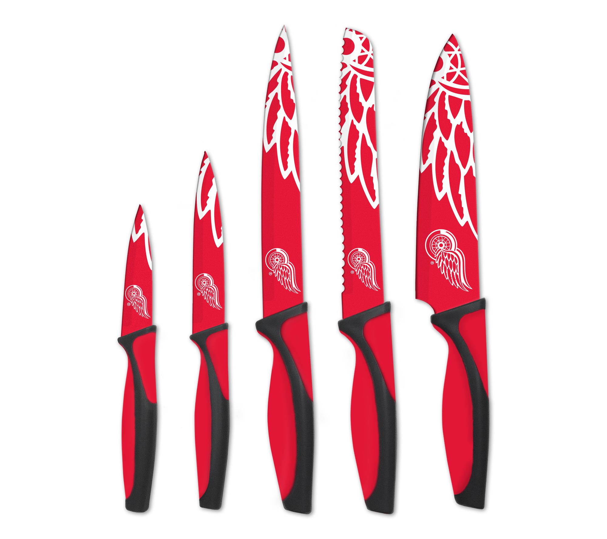 Inglasco, Inc. NHL 5-Piece Kitchen Knife Set