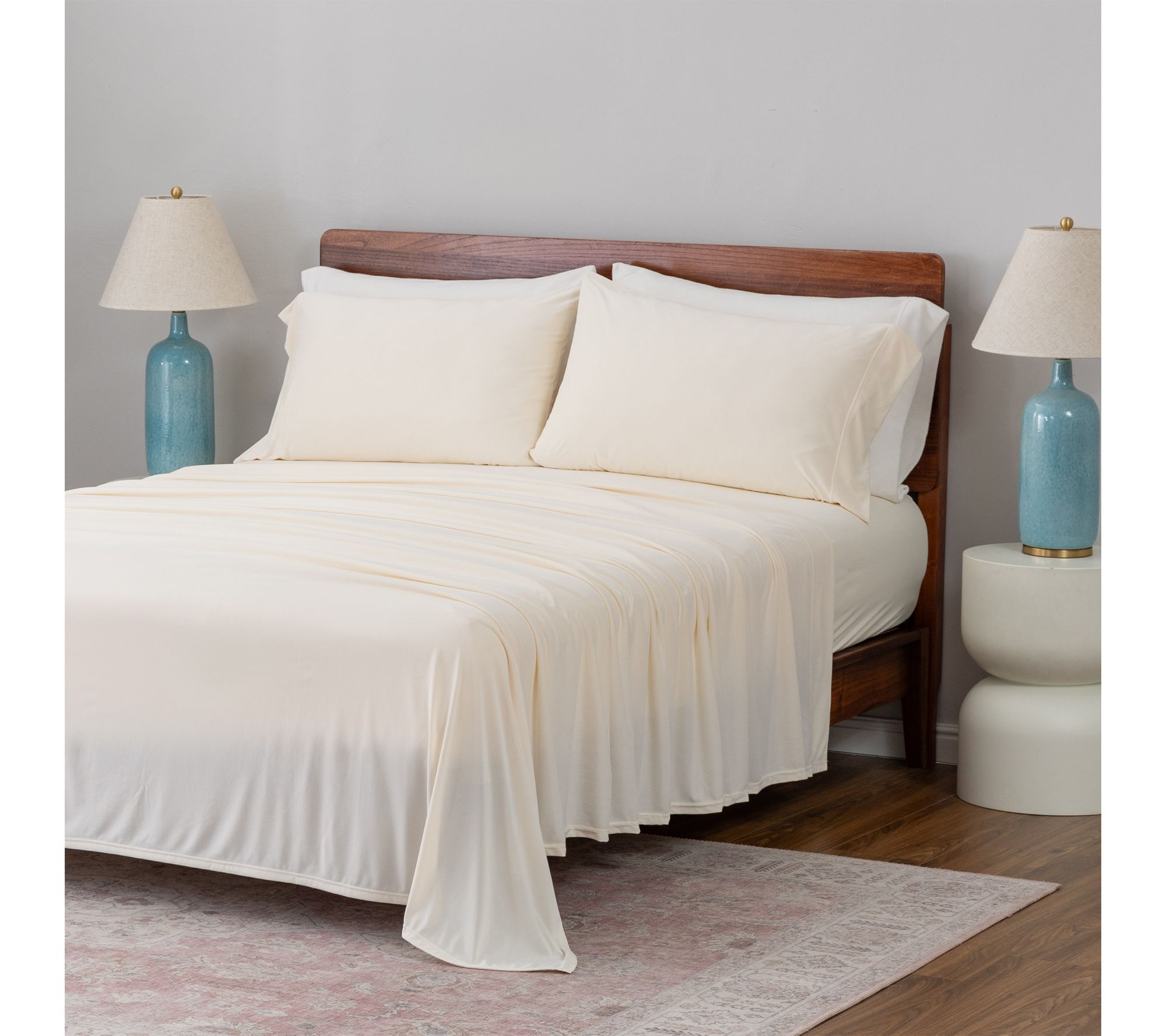 "As Is" Berkshire Comfort Knit 4-Piece Sheet Set
