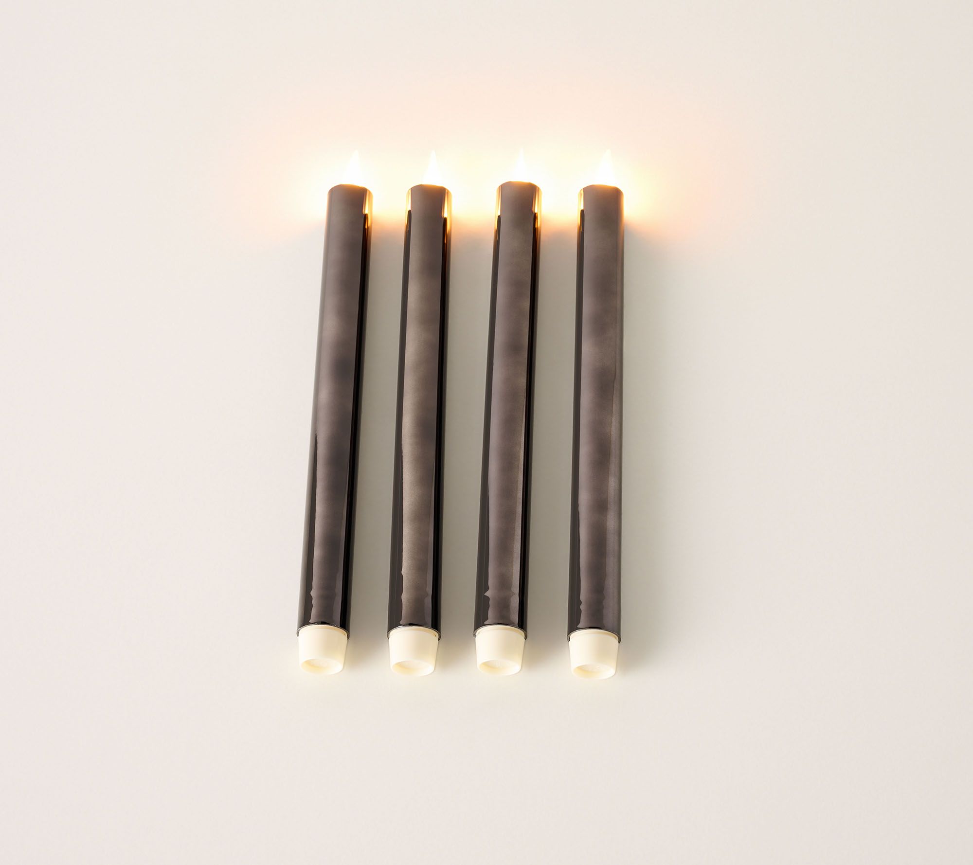 S/(4) 10" Candle Light High Shine Tapers by Valerie