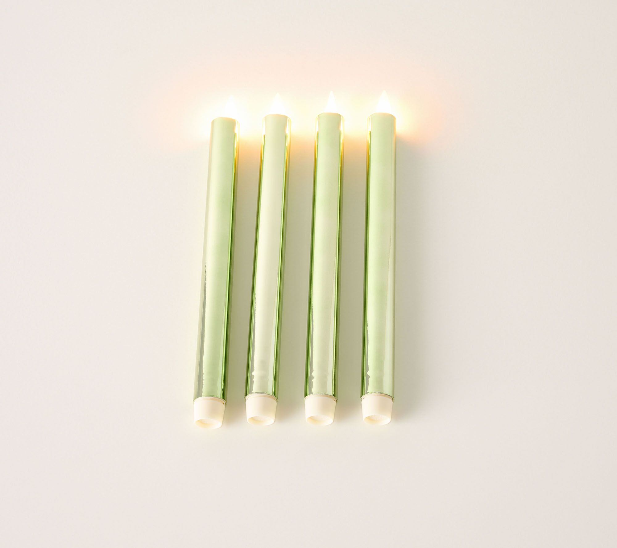 S/(4) 10" Candle Light High Shine Tapers by Valerie