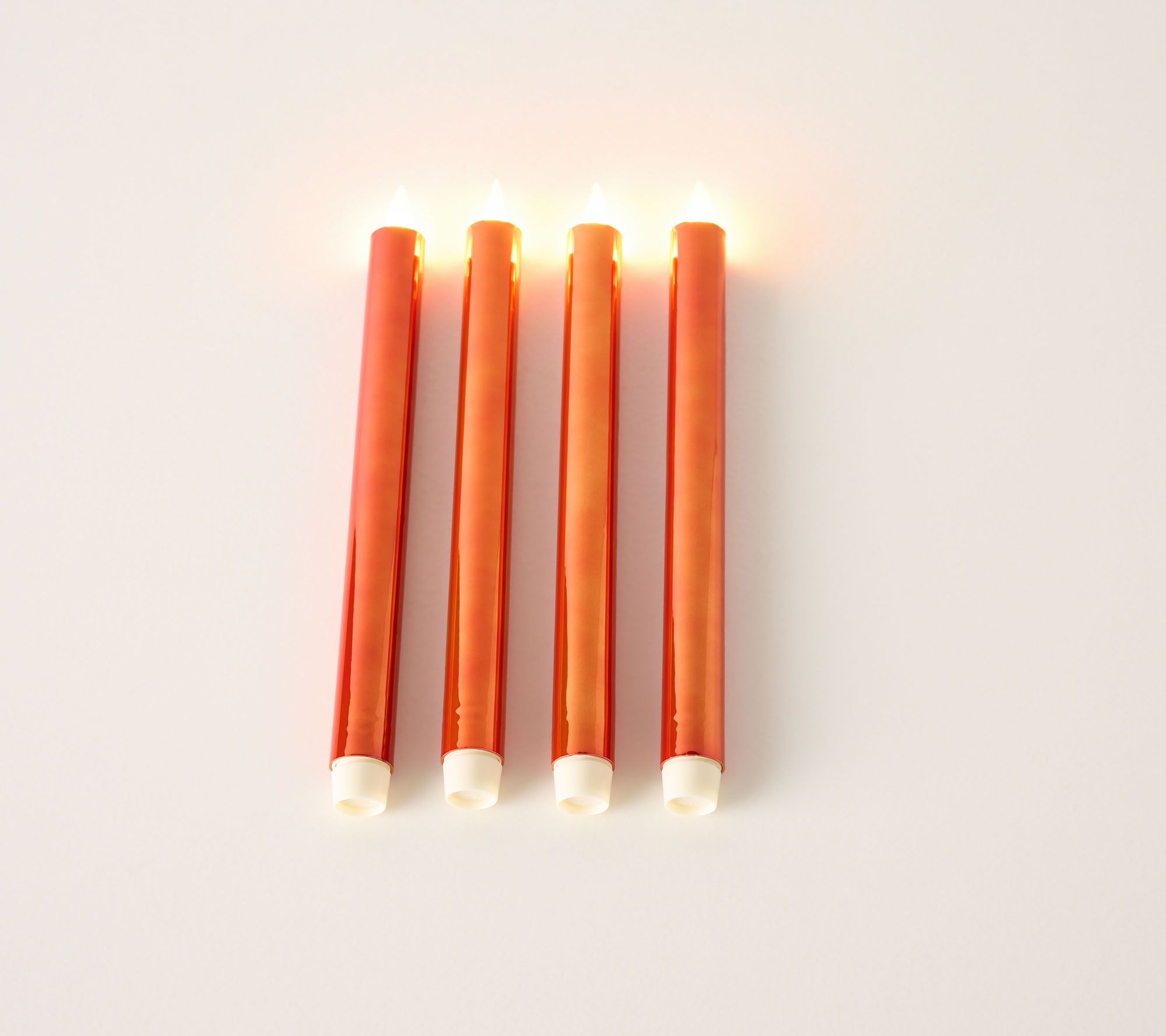 S/(4) 10" Candle Light High Shine Tapers by Valerie