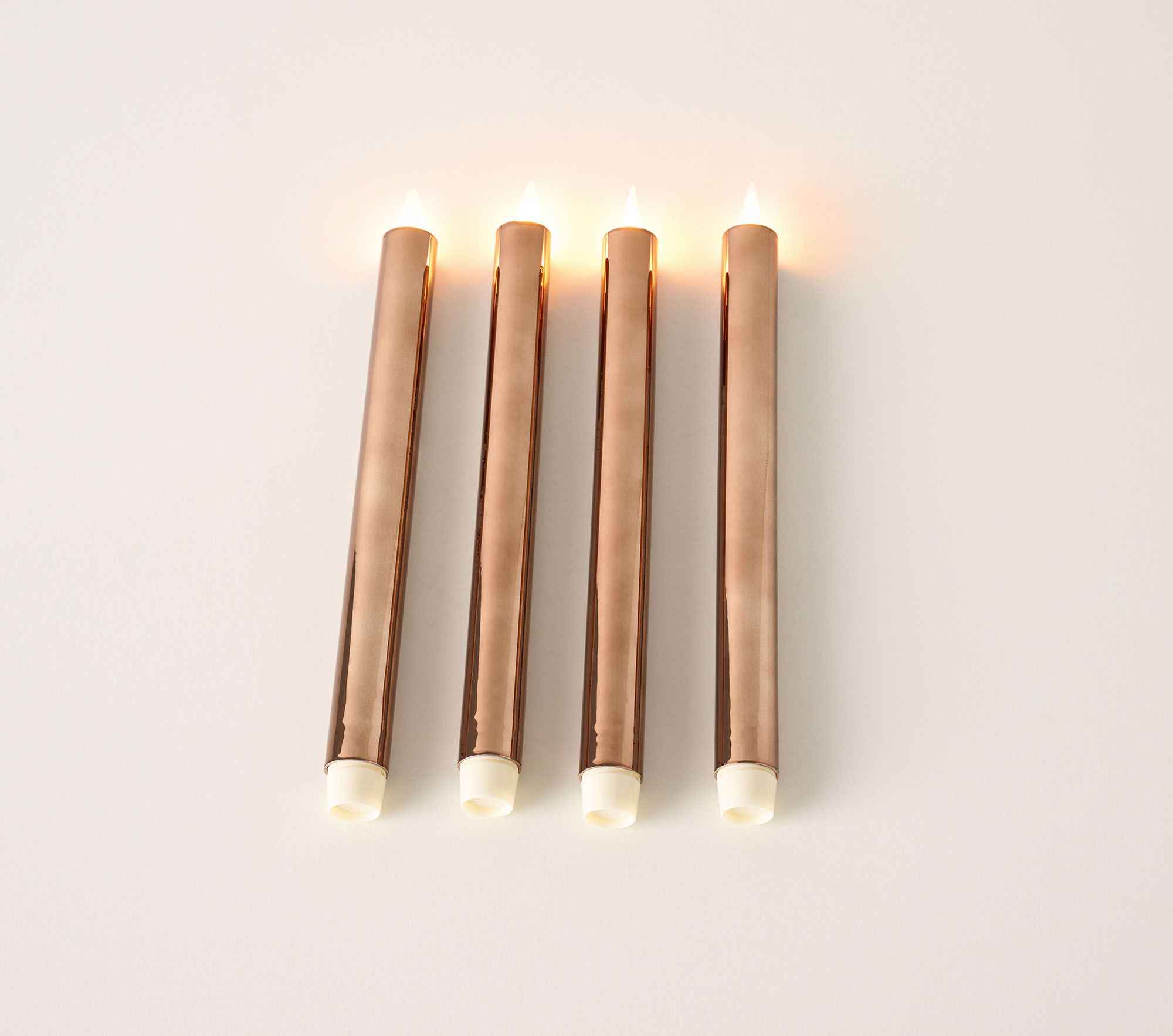 S/(4) 10" Candle Light High Shine Tapers by Valerie
