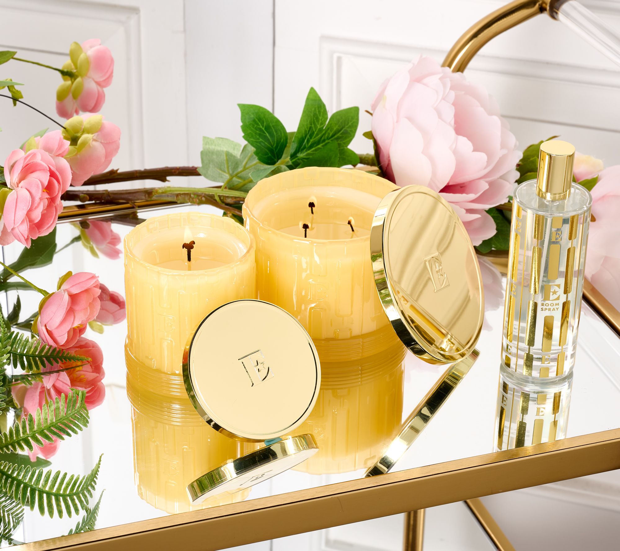 "As Is" Elton John by Slatkin + Co. Candle & Room Spray Set Night Blossoms