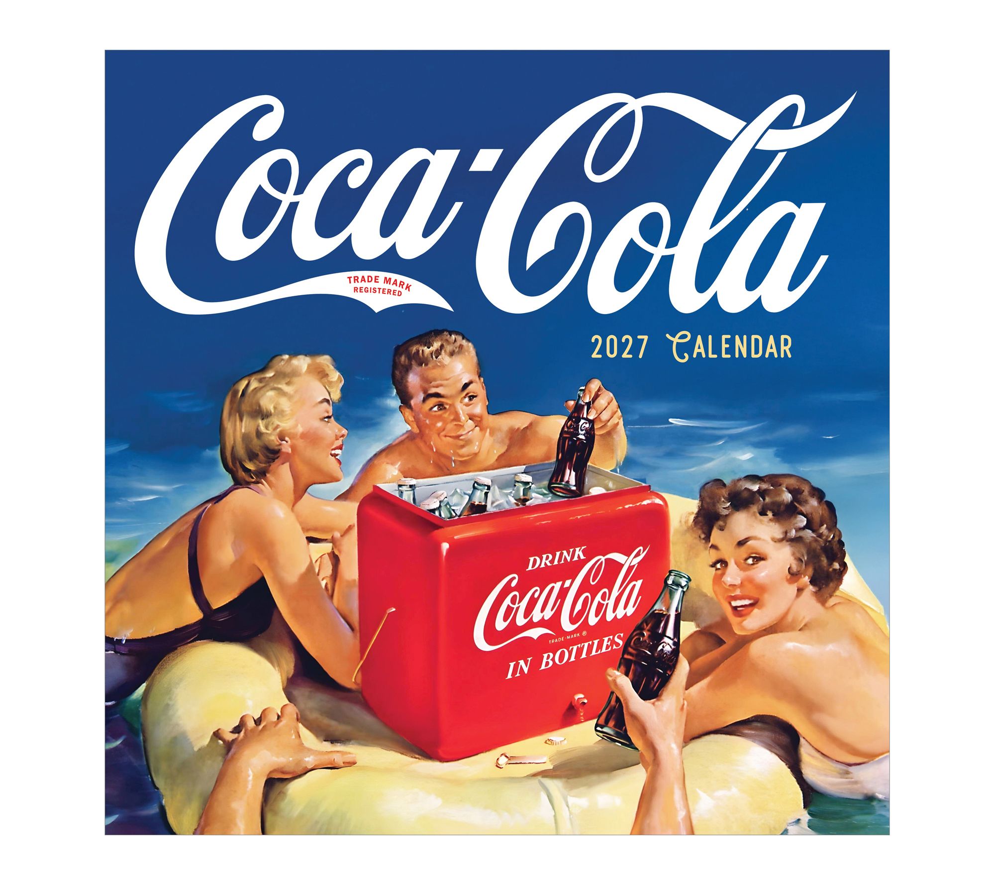 2027 Coke: Vintage Nostalgia Wall Calendar
