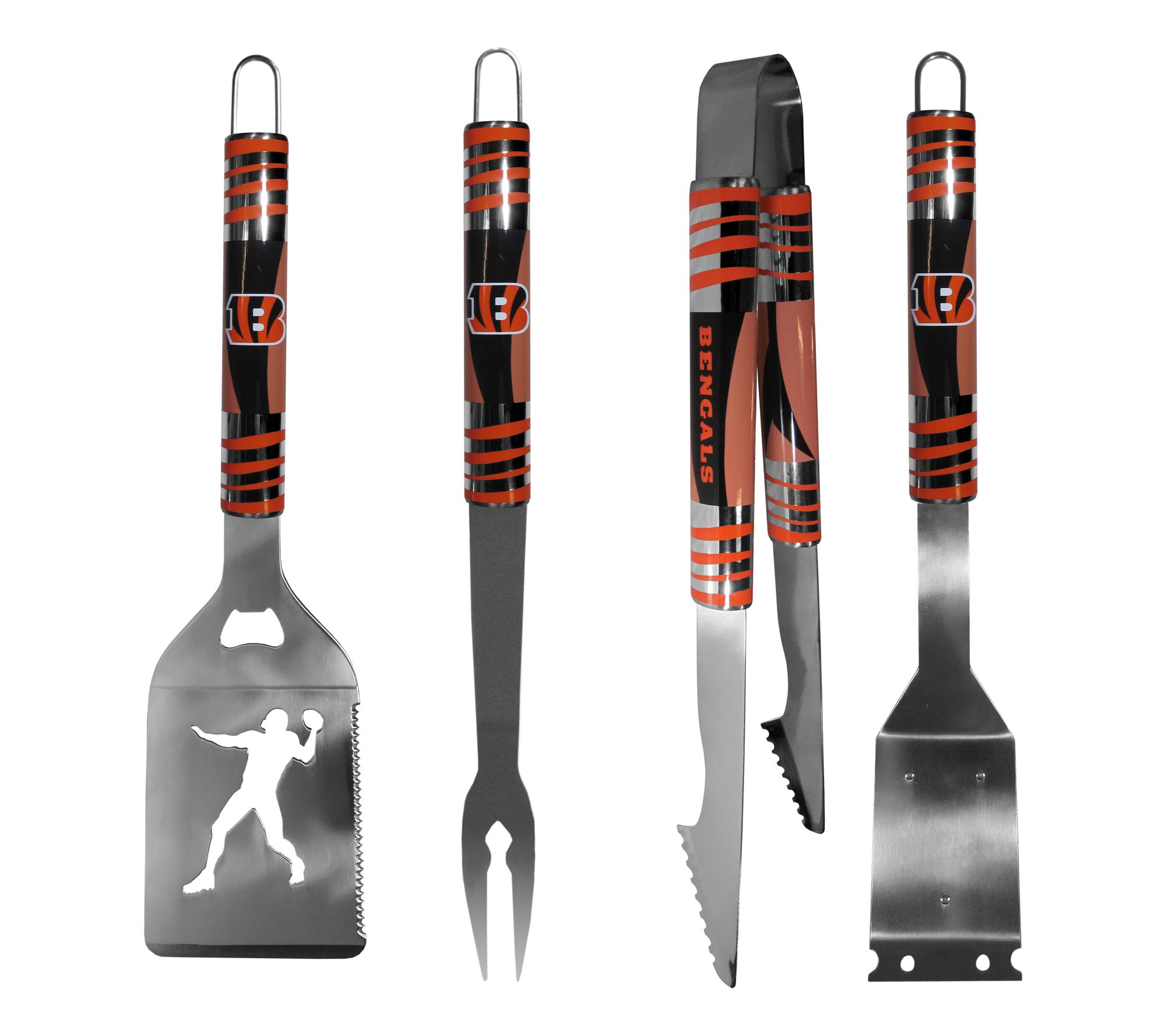 Siskiyou Sports NFL 4 Piece Steel BBQ Set