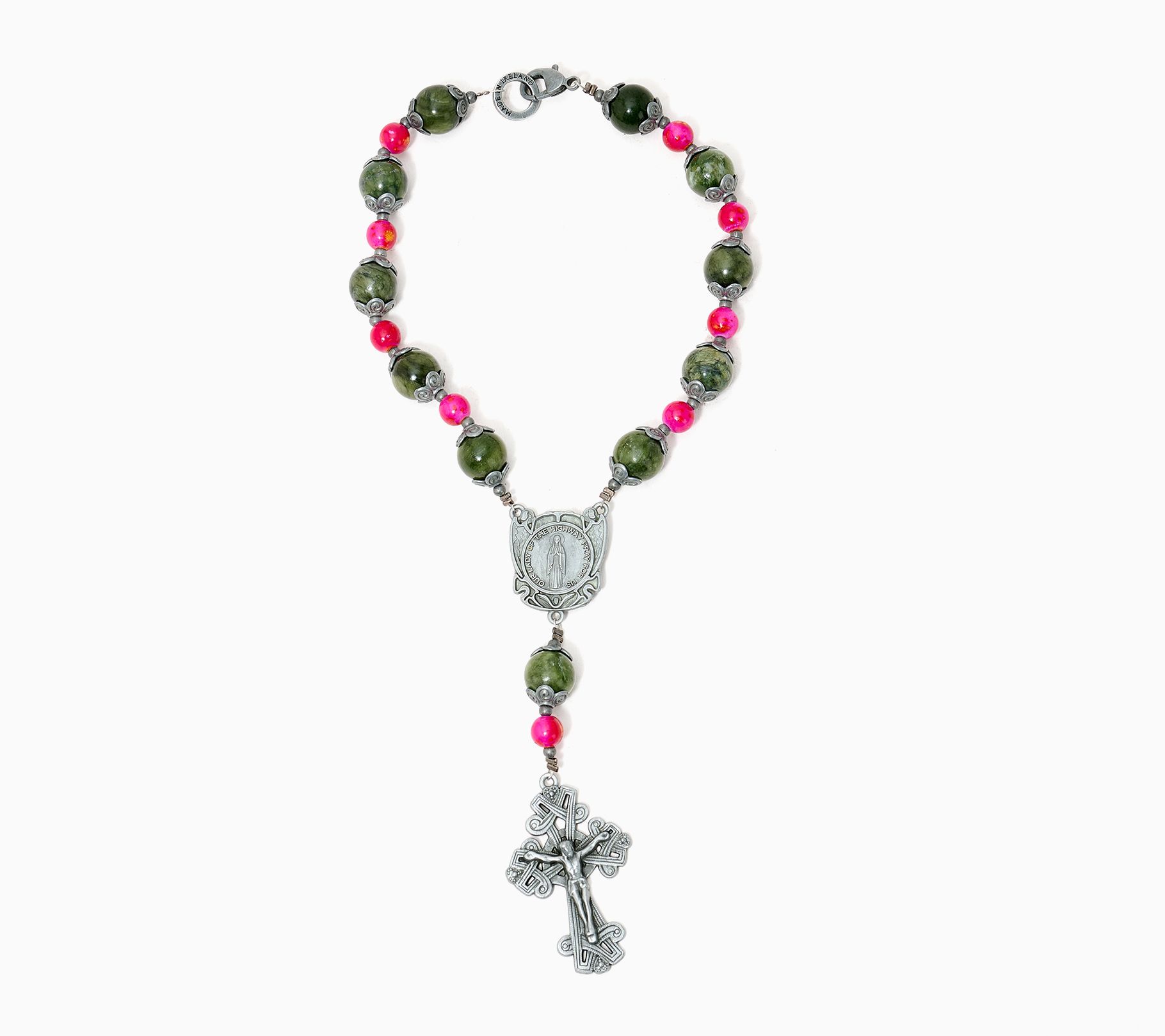 Connemara Marble Travel and Protection Rosary