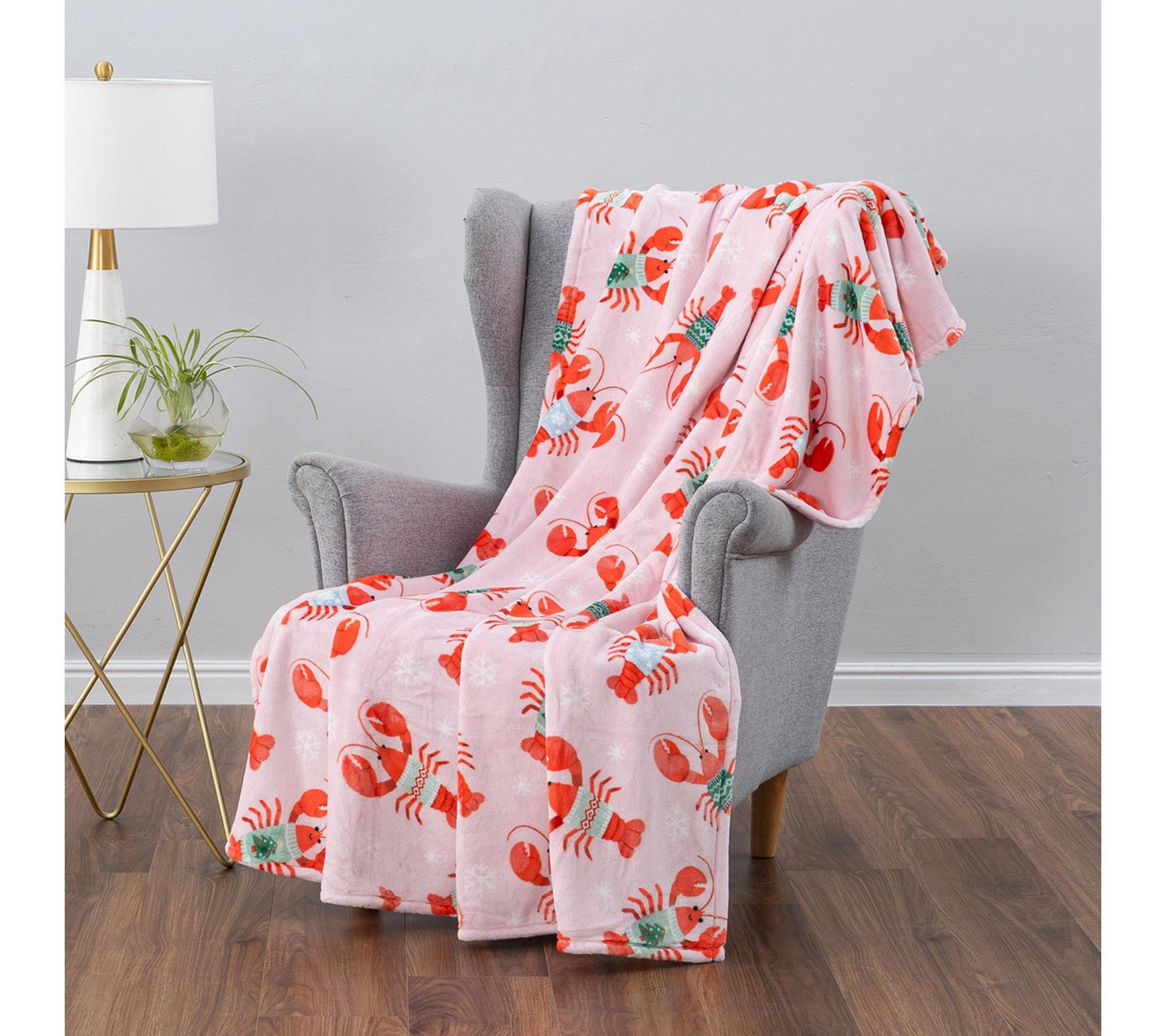 "As Is" Berkshire 60x70 Coastal Holiday Throw