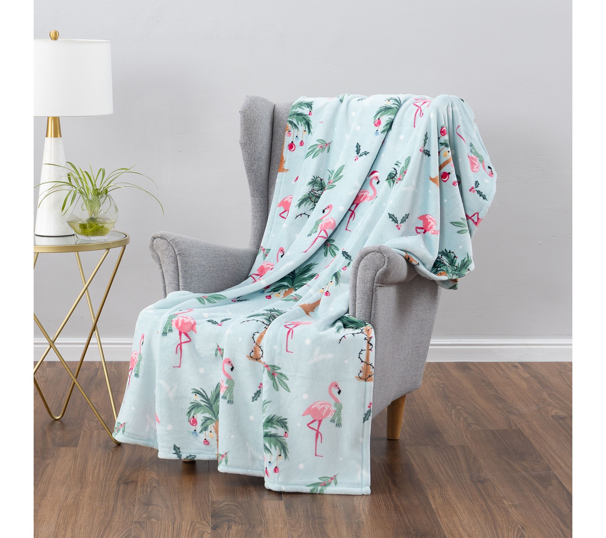 "As Is" Berkshire 60x70 Coastal Holiday Throw