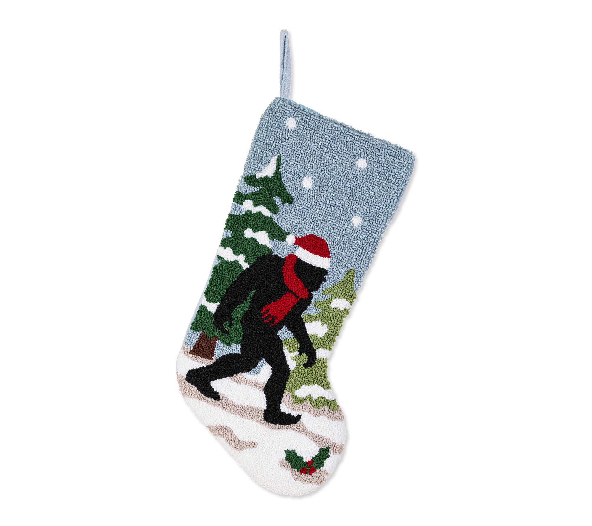 Glitzhome 21"L Hooked Bigfoot Stocking