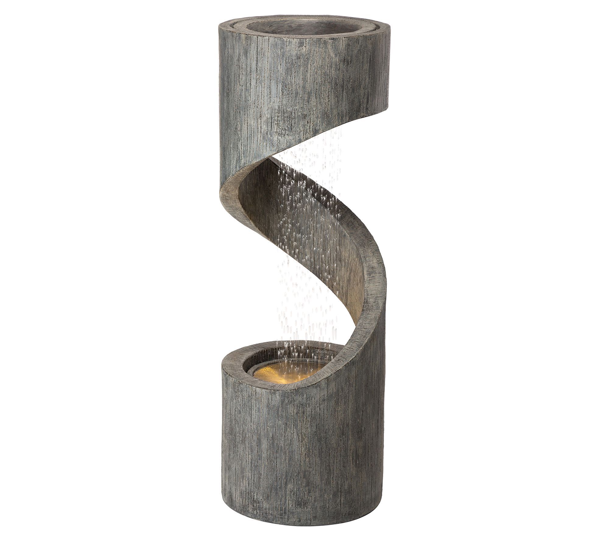 Glitzhome Expressionism LED Lighted Garden Founain with Pump