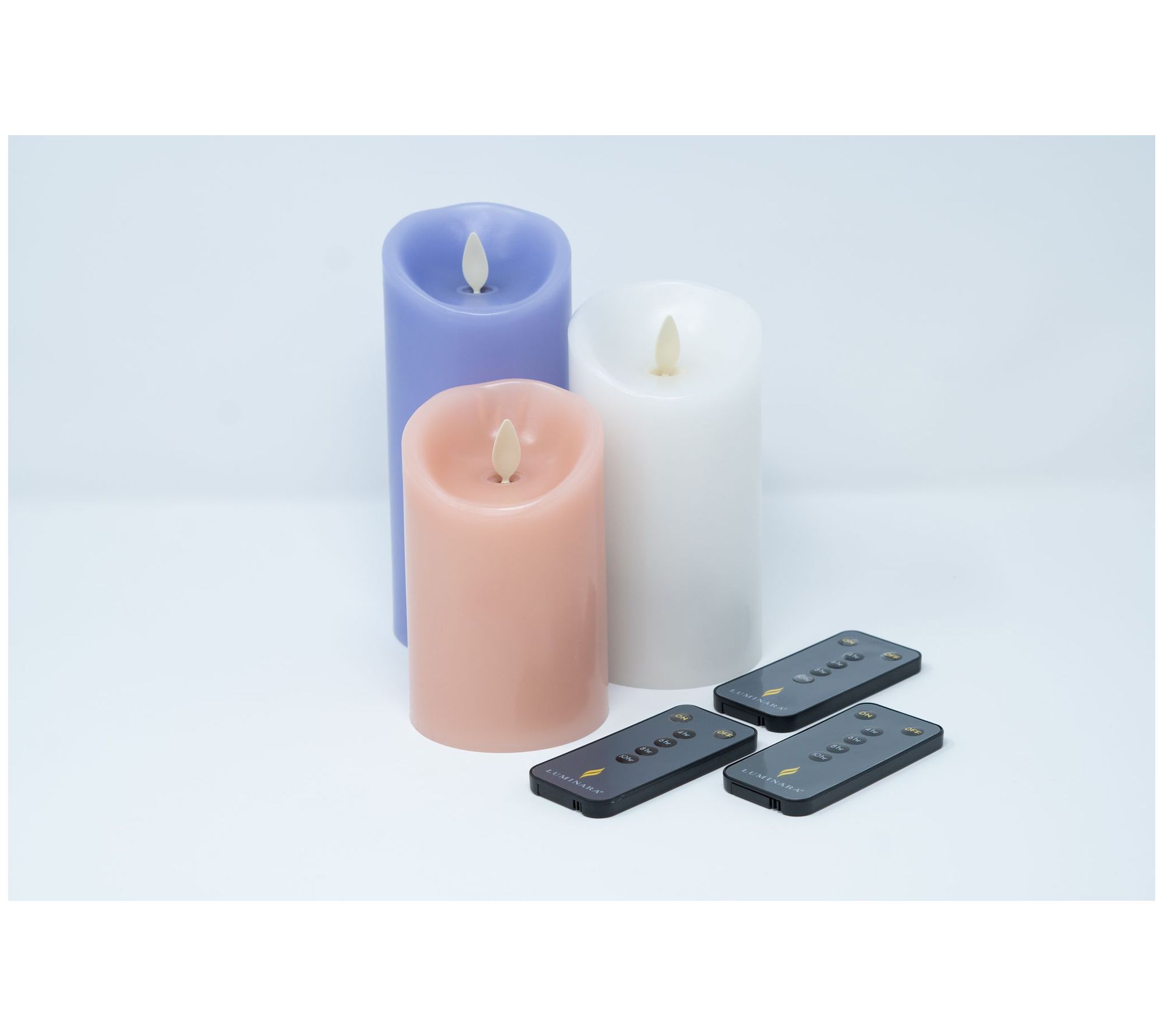 Luminara Set of 4", 5" and 6" Flameless Candle Garden