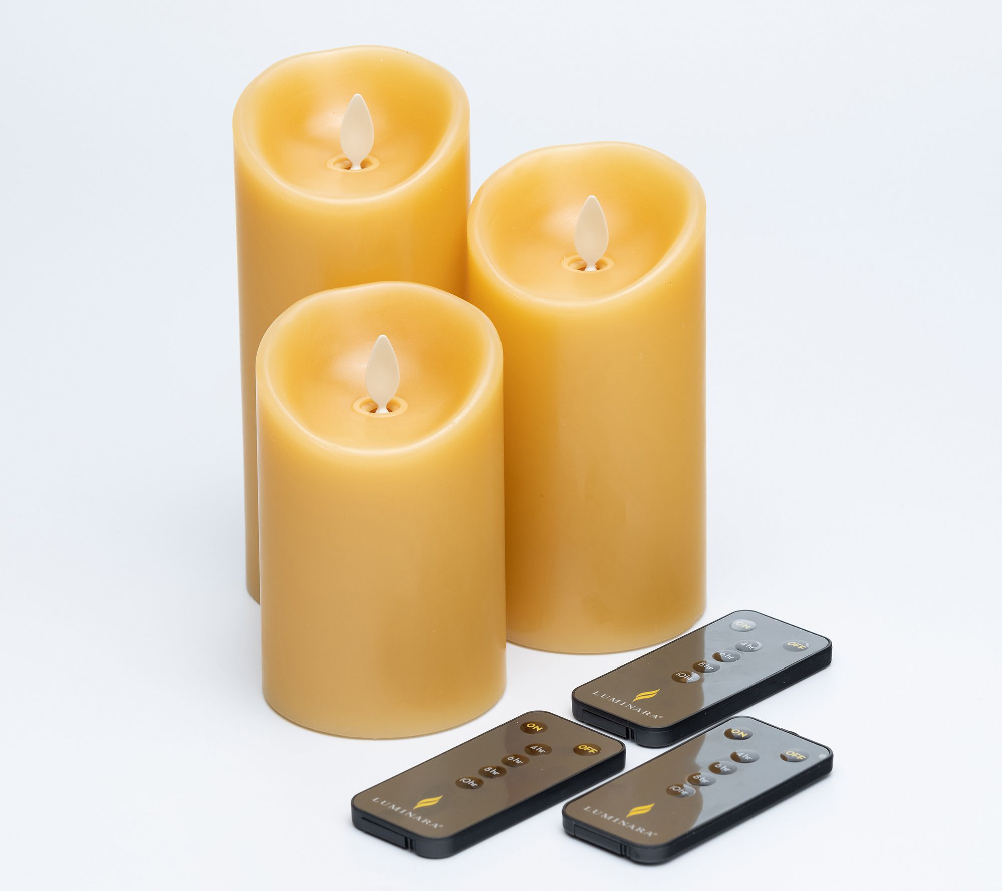 Luminara Set of 4", 5" and 6" Flameless Candle Garden