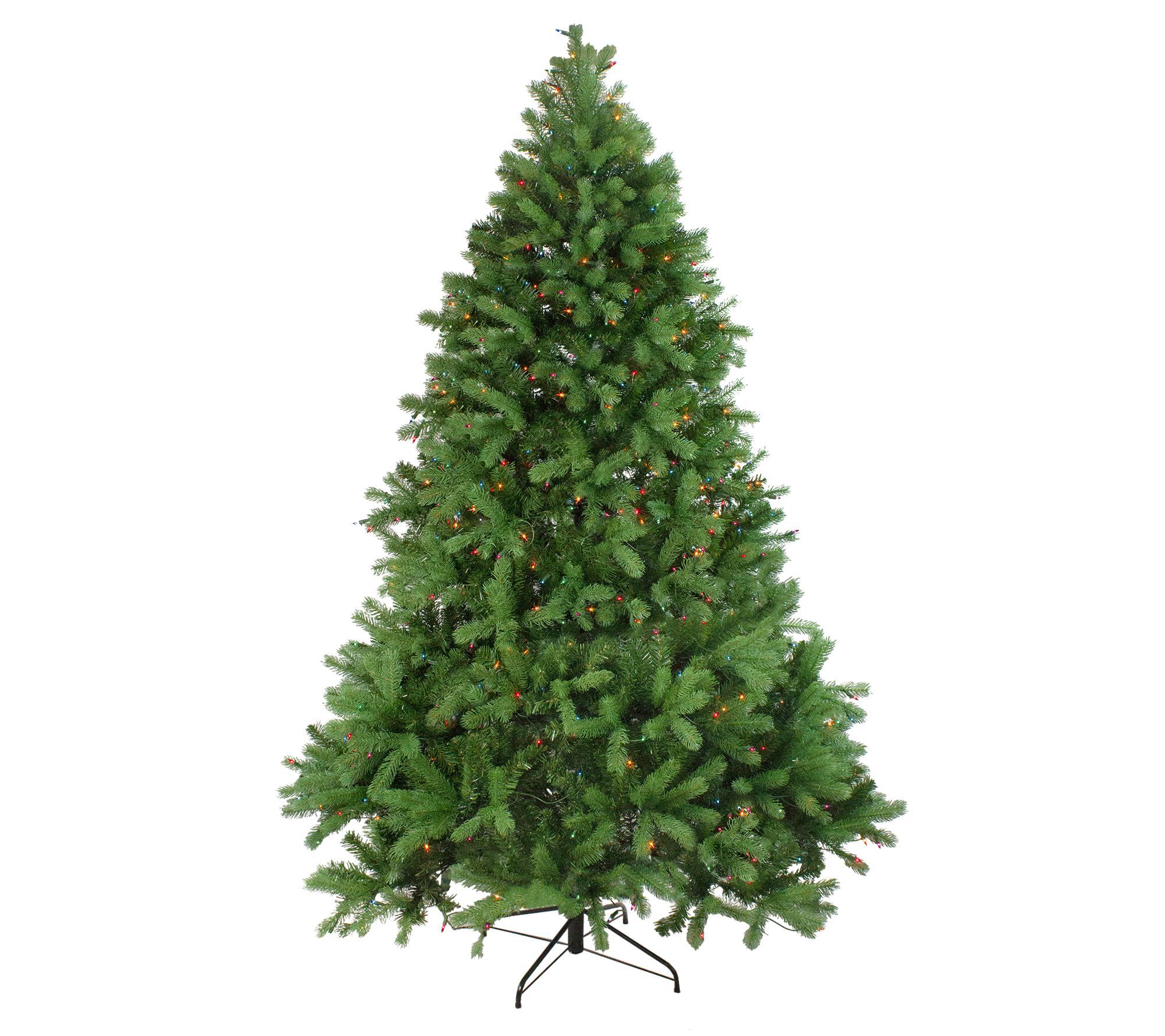 Northlight 6.5' Noble Fir Christmas Tree - Multicolor Lights