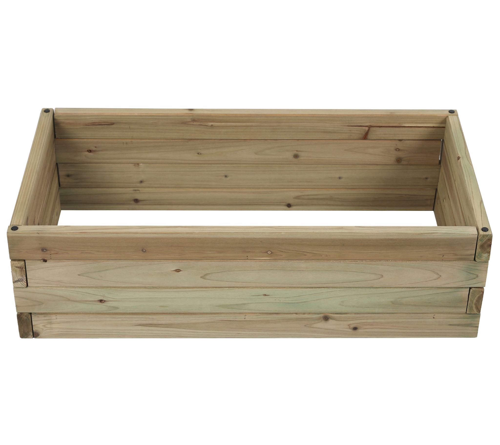 Luxen Home Wood 2.7' x 1.3' Raised Garden Bed