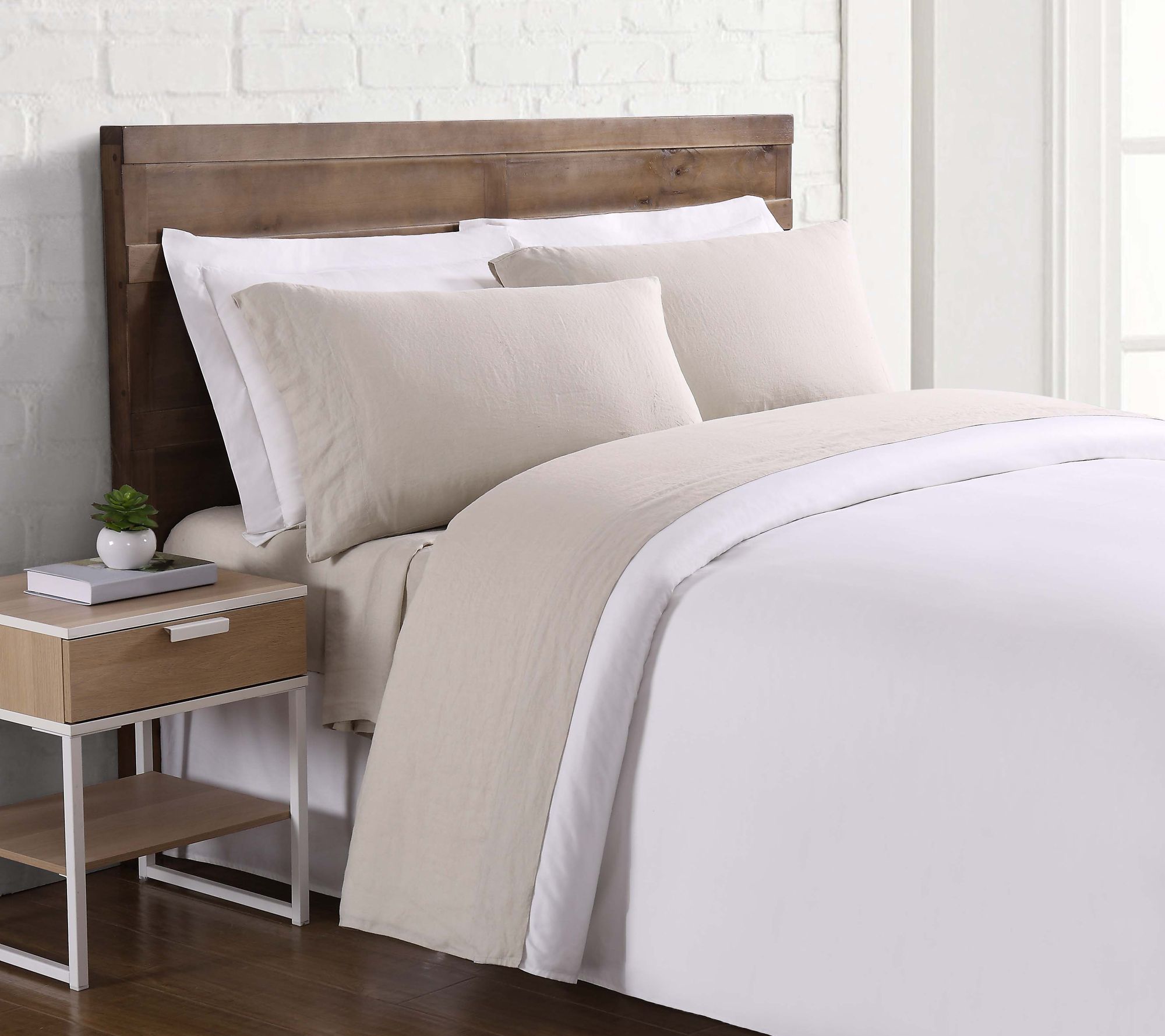 Brooklyn Loom Flax Linen Queen Sheet Set