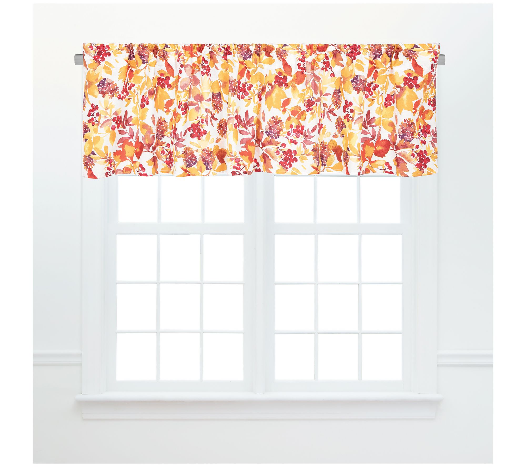 Cordelia Cotton Valance Window Treatment Set of2 by Valerie
