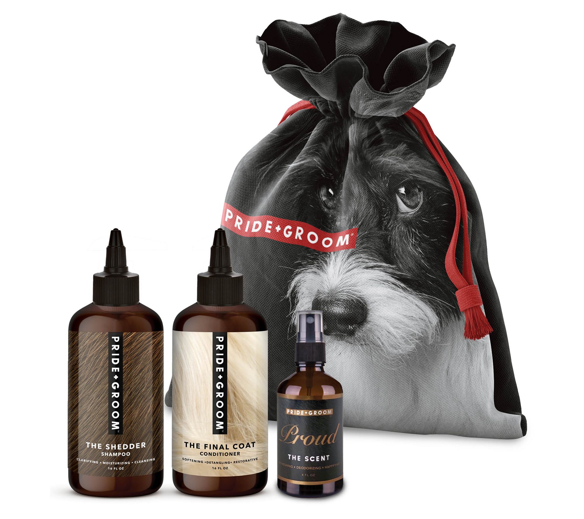 PRIDE+GROOM 16-oz Deluxe Doggy Bag for Shedding Dogs