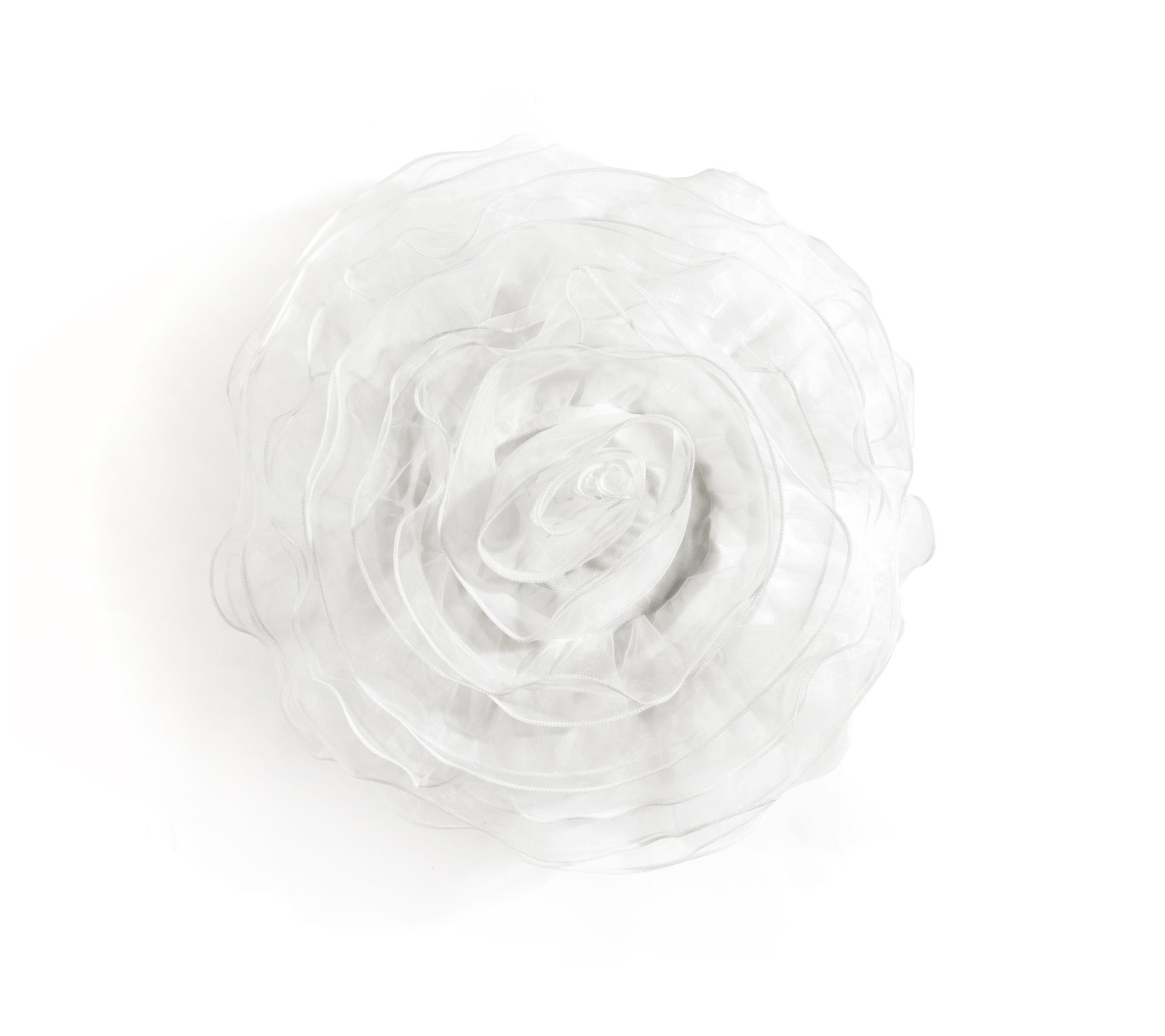 Ruffle Layer Flower Decorative Pillow by Lush Decor