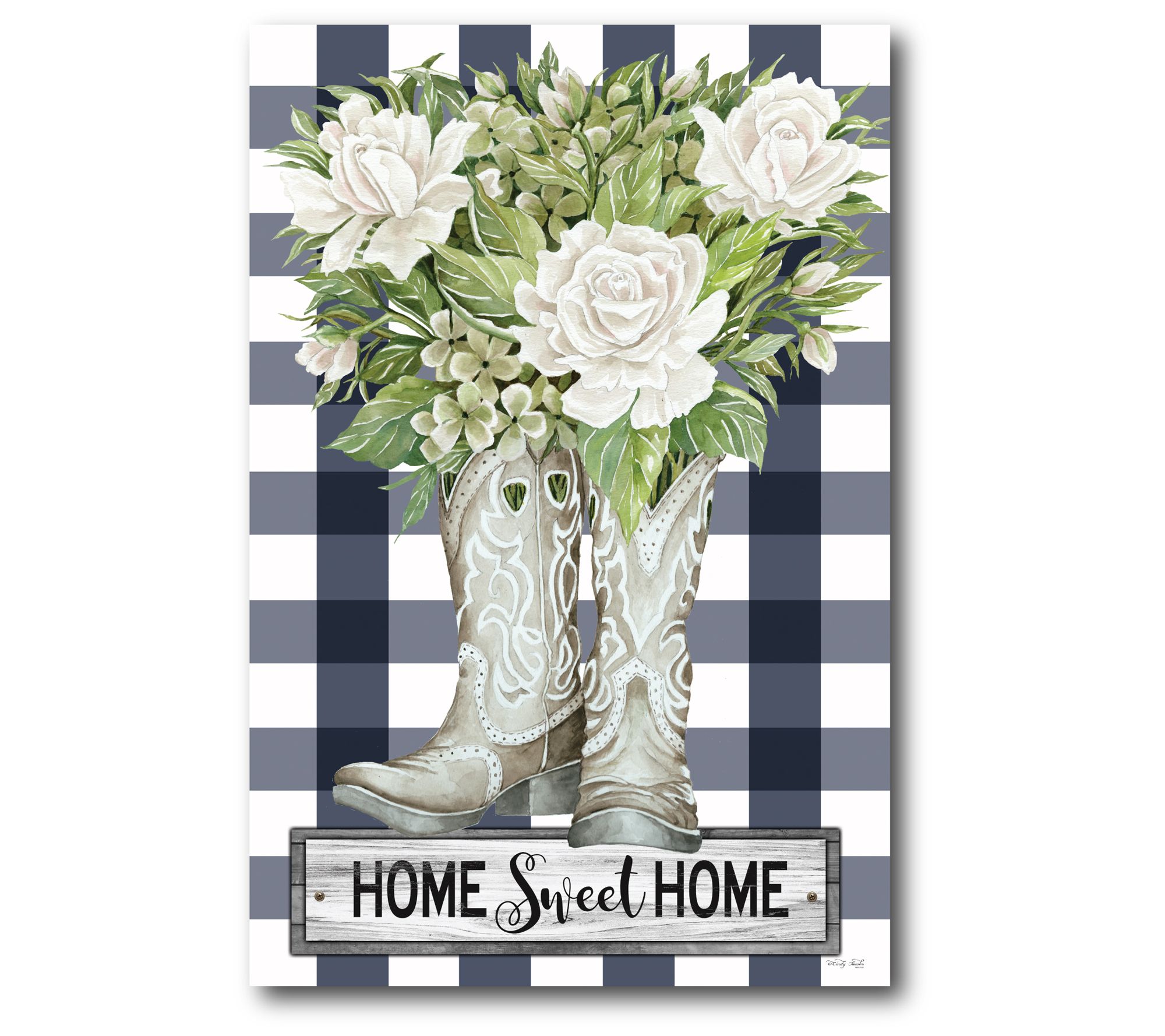 Courtside Market Home Sweet Home 12x18 Canvas Wall Art