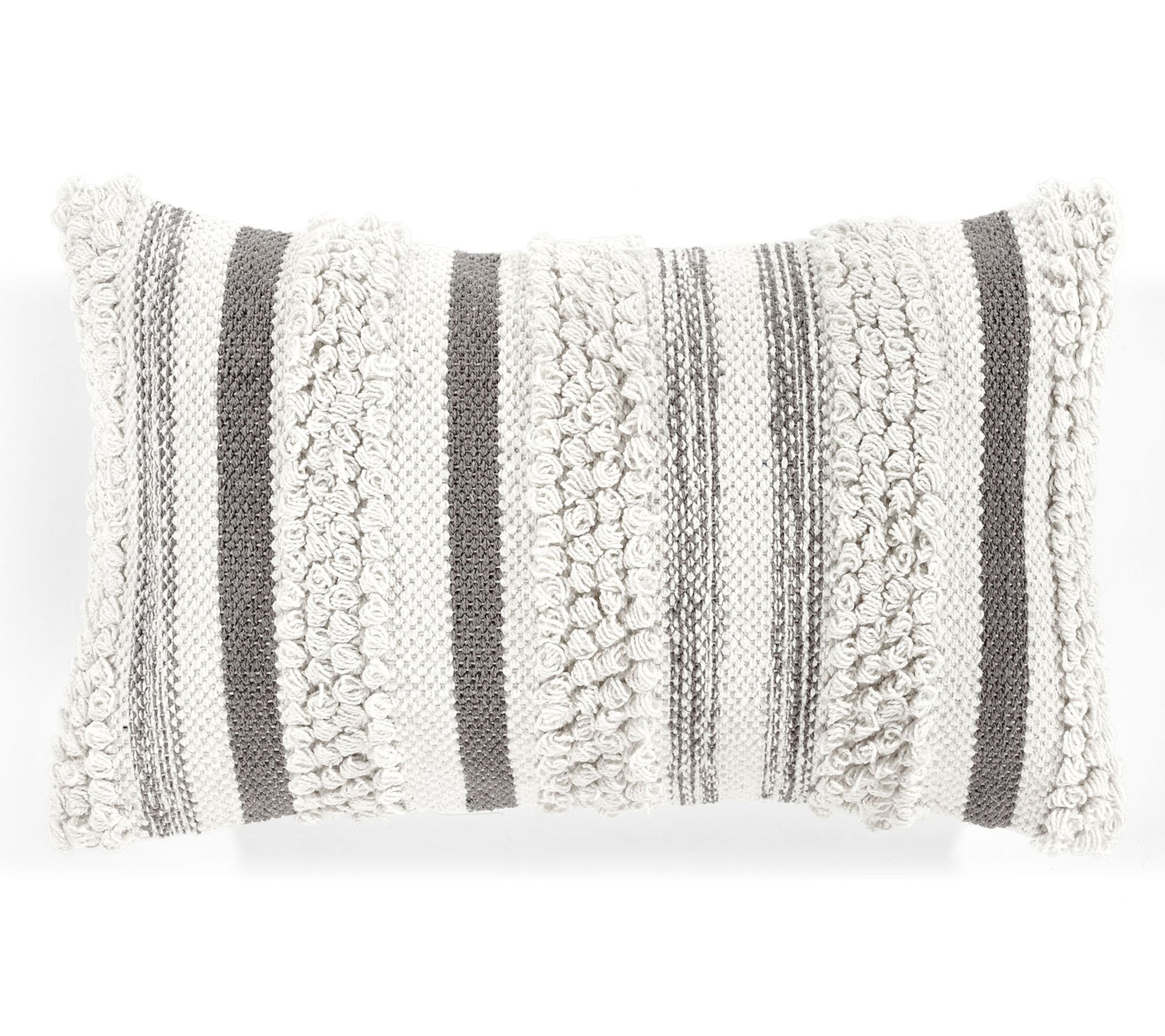 Lush Decor Luca Decorative Pillow White Single