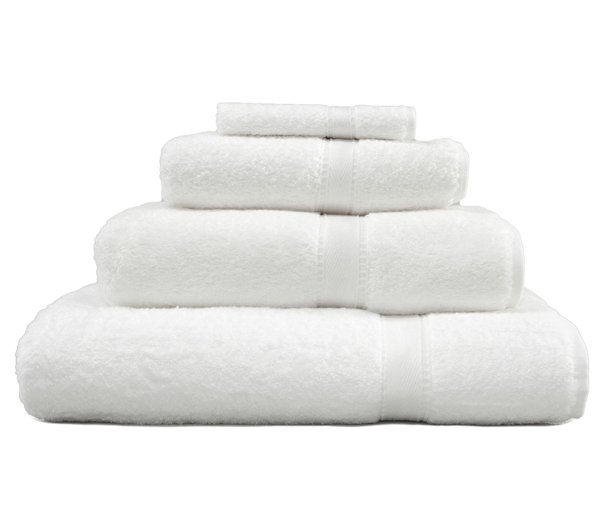 Linum Home Textiles Terry Bath Towel in White (Set of 4)