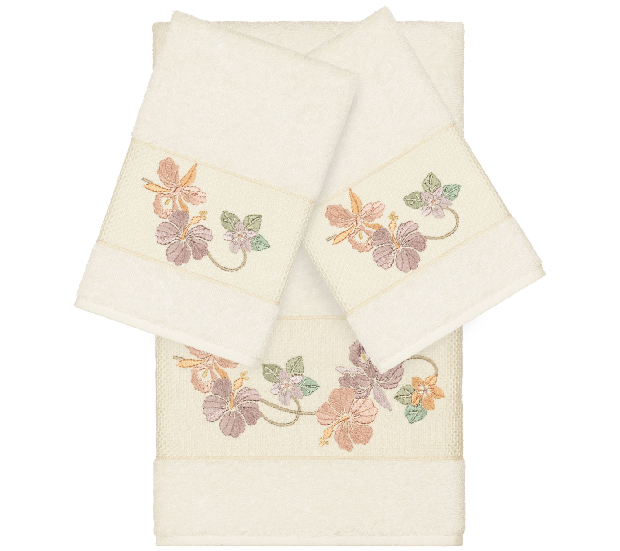 Linum Home Textiles Caroline 3PC Towel Set