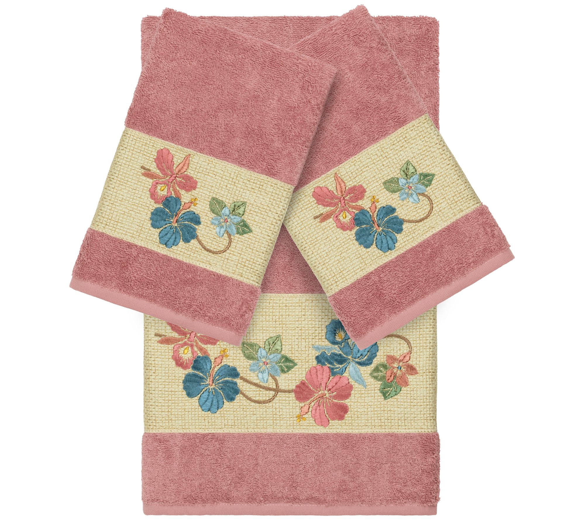 Linum Home Textiles Caroline 3PC Towel Set