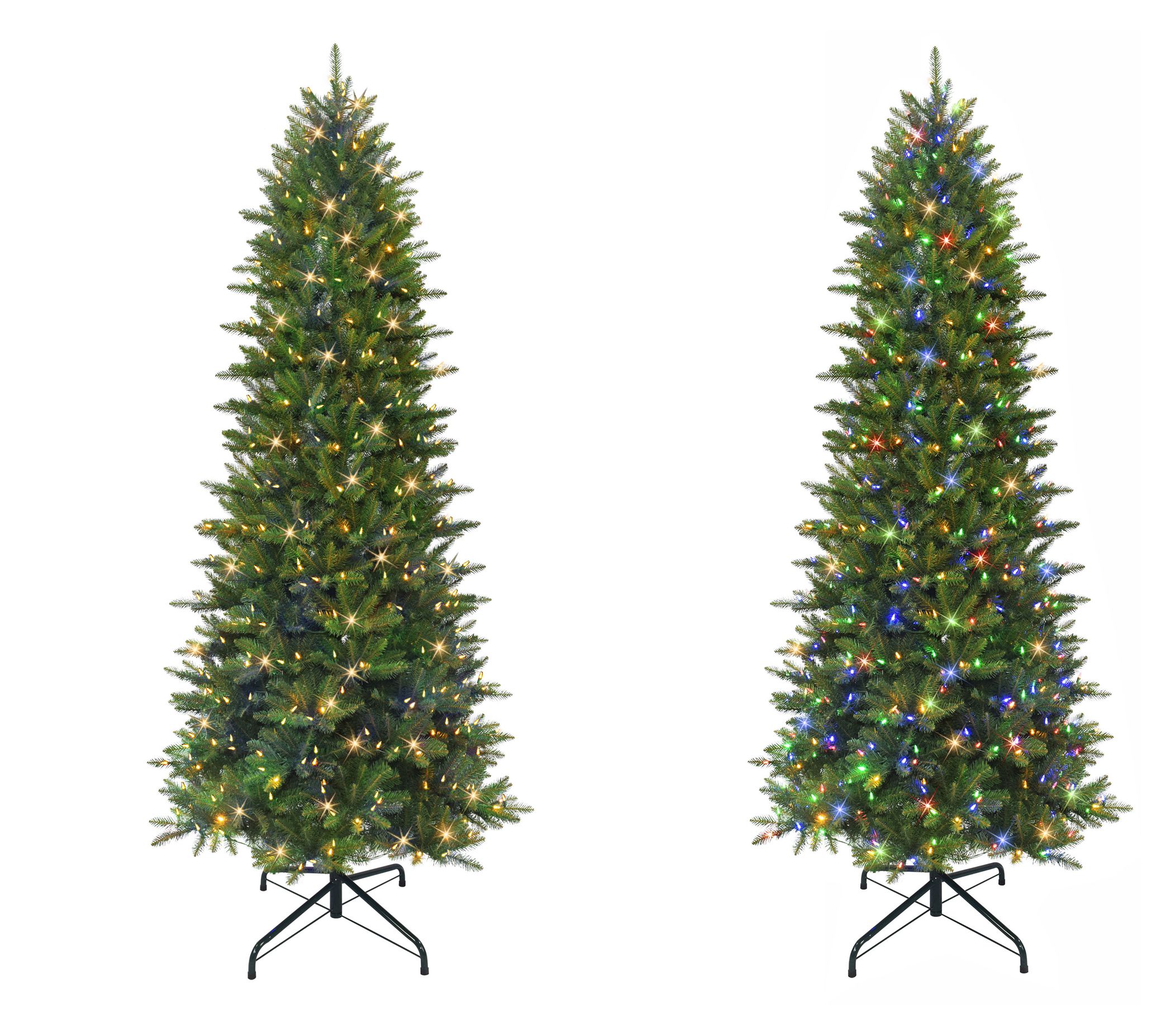 Puleo 9' Pre-lit Slim Fraser Fir Tree