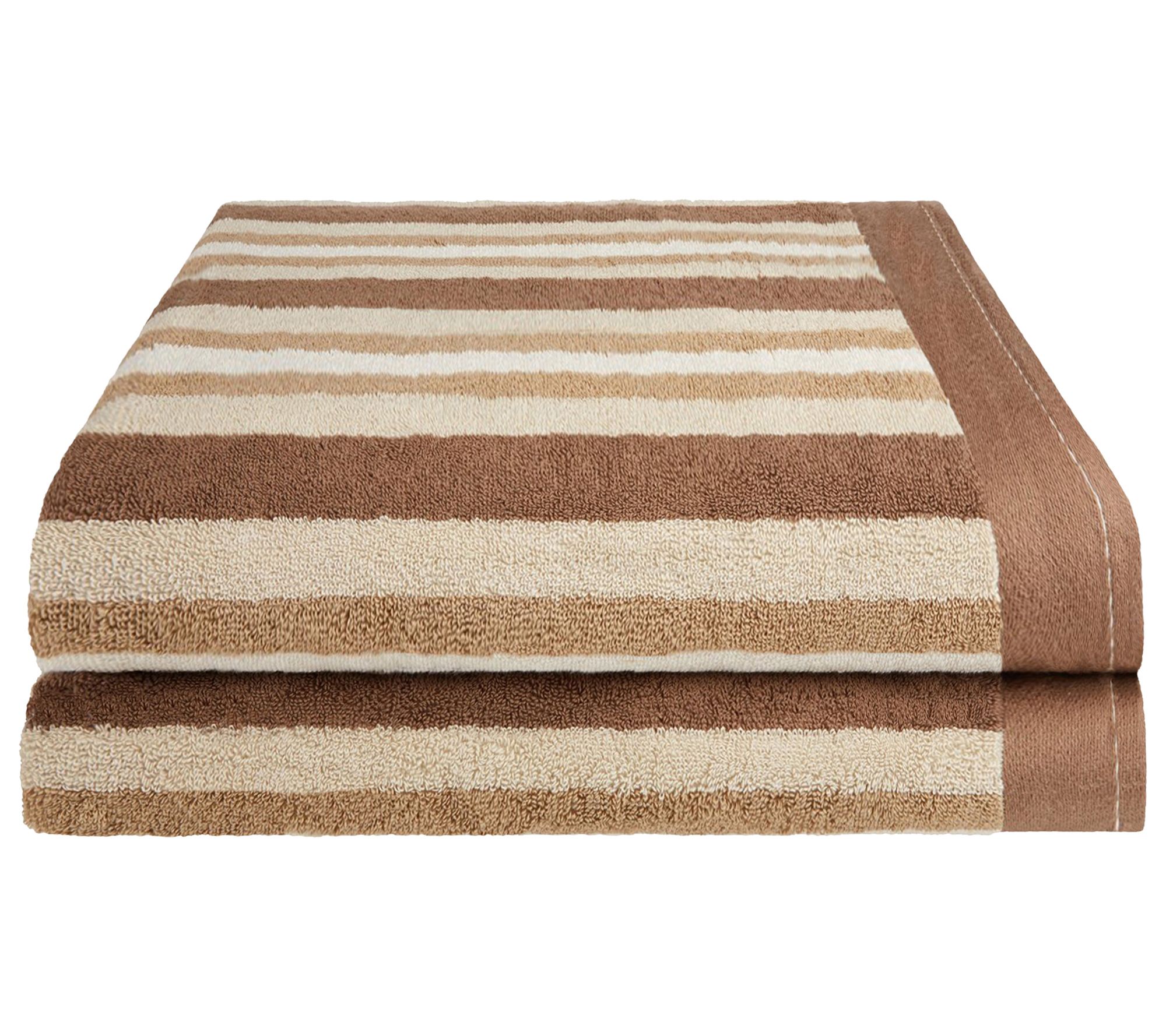 Superior Stripe Long Staple Combed Cotton Soft Bath Sheet