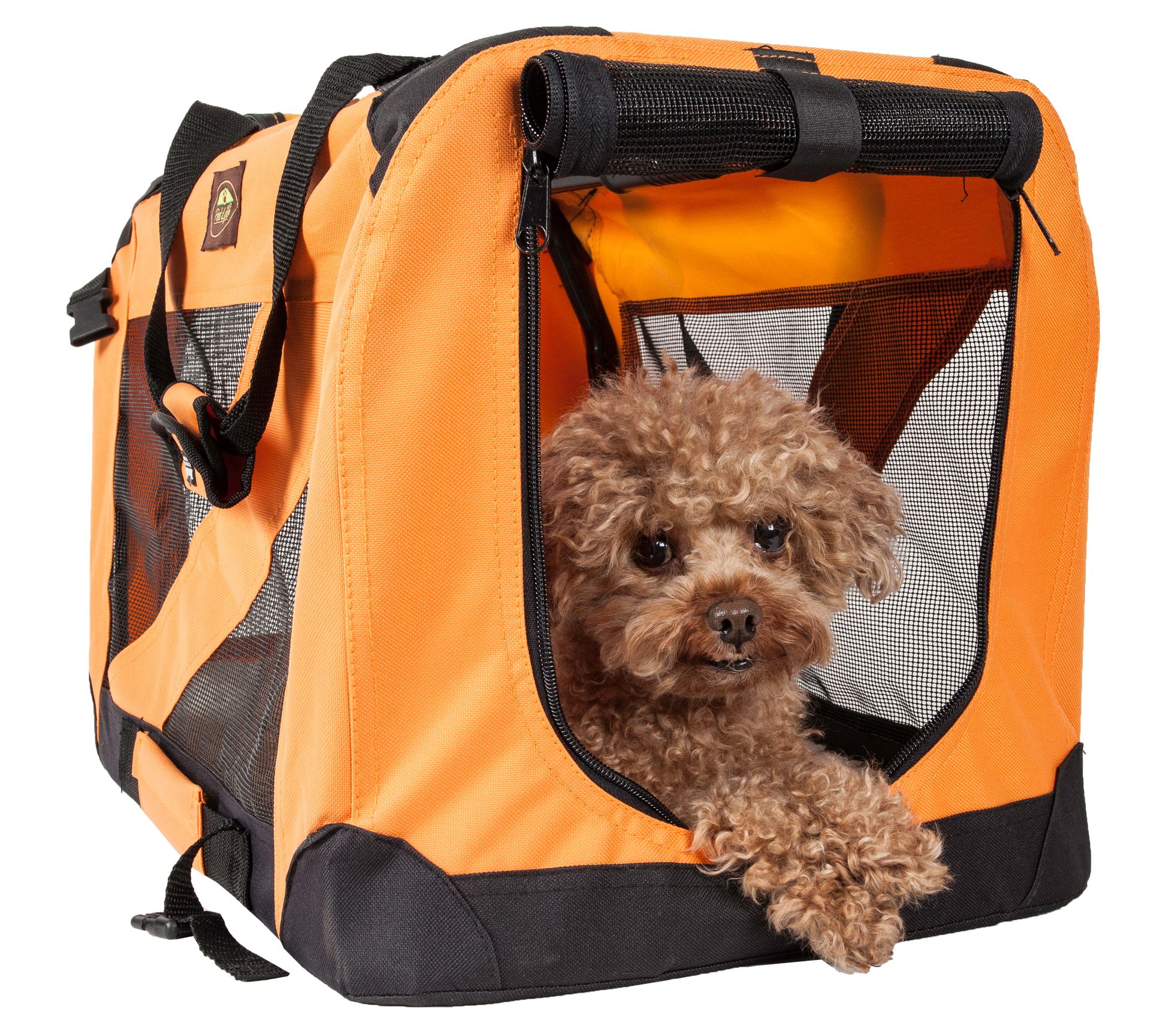 Pet Life Folding Zippered 360 Vista View Pet Crte
