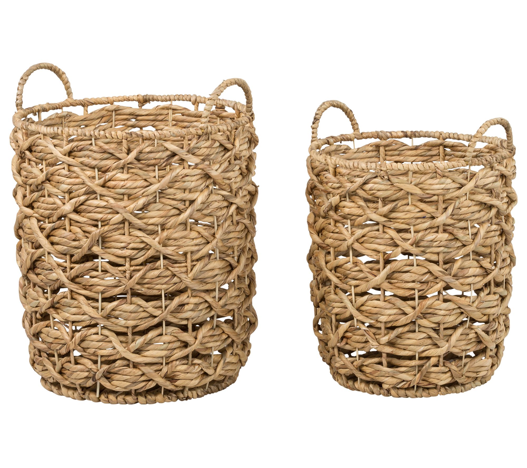 Honey-Can-Do 7-Piece Wicker Hamper Set Brown