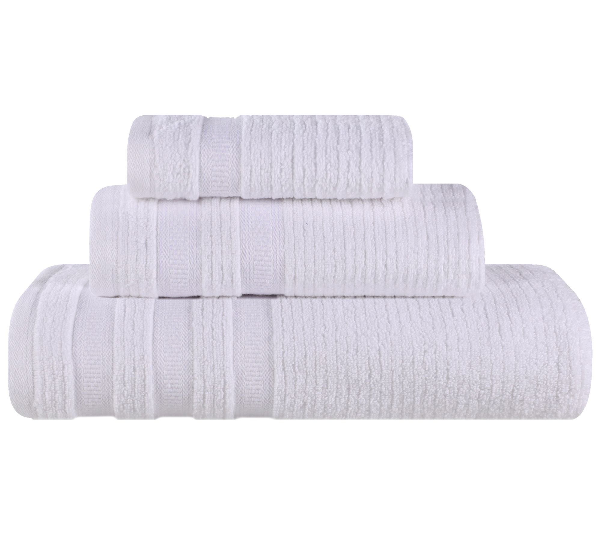 Superior 100% Zero Twist Cotton Super Soft and Absorbent 3PC Towel