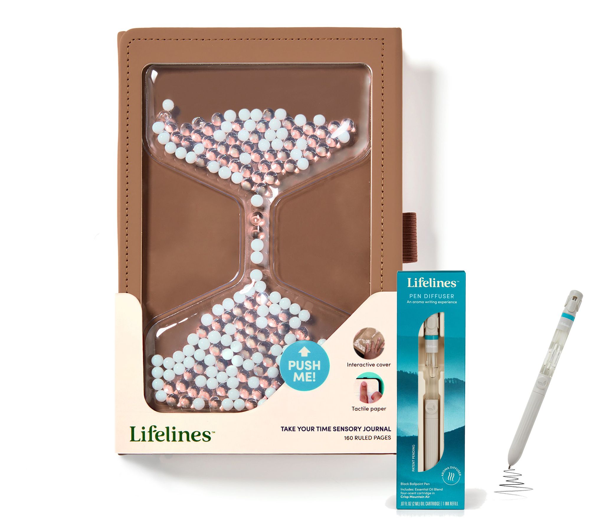Lifelines "Take Your Time" Sensory Journal andPen Bundle